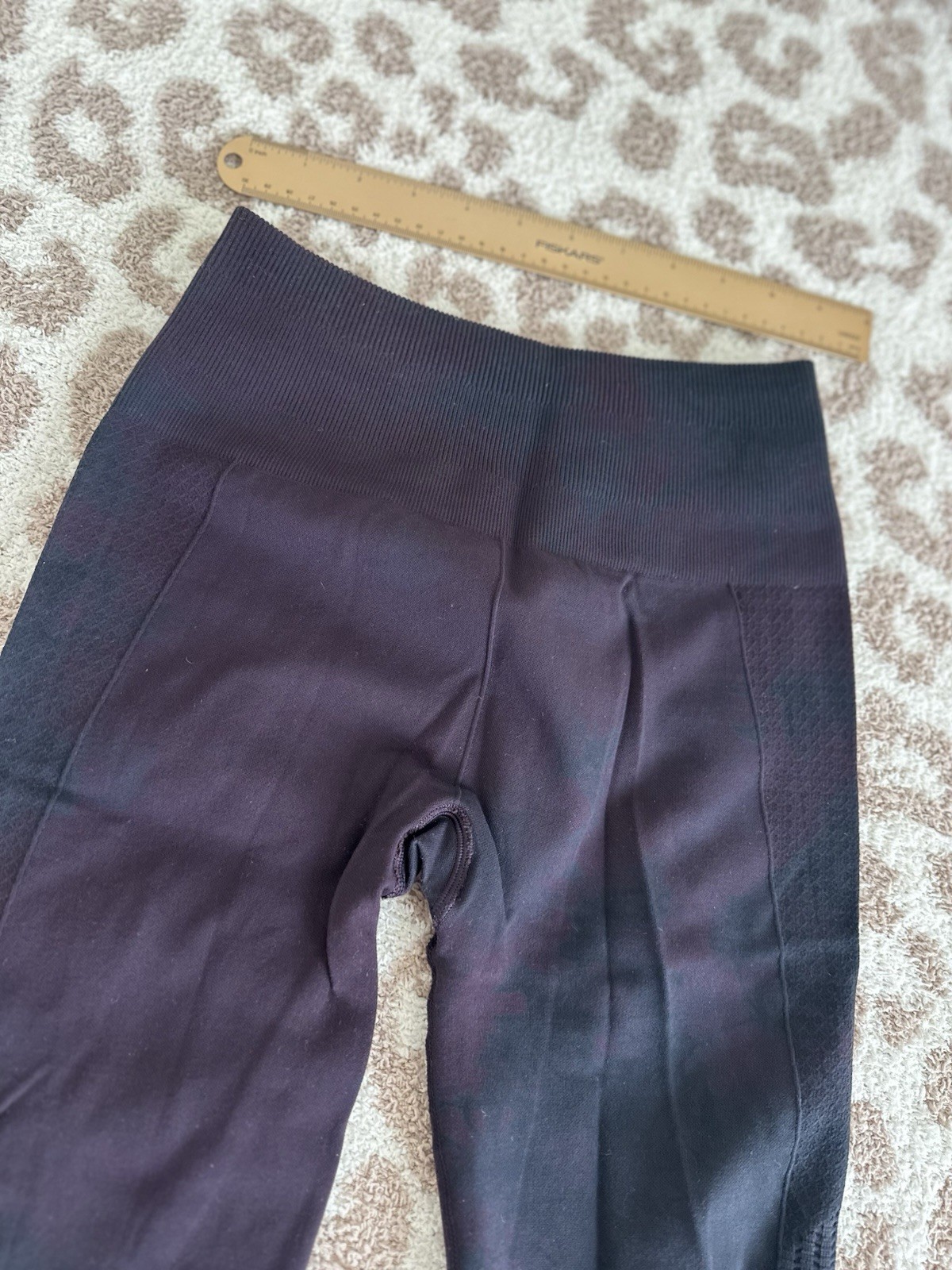 Rare Lululemon Seamless Cold Weather Workout Leggings Purple Size 4 Rare Lululemon Seamless Cold Weather Workout Leggings Purple Size 4