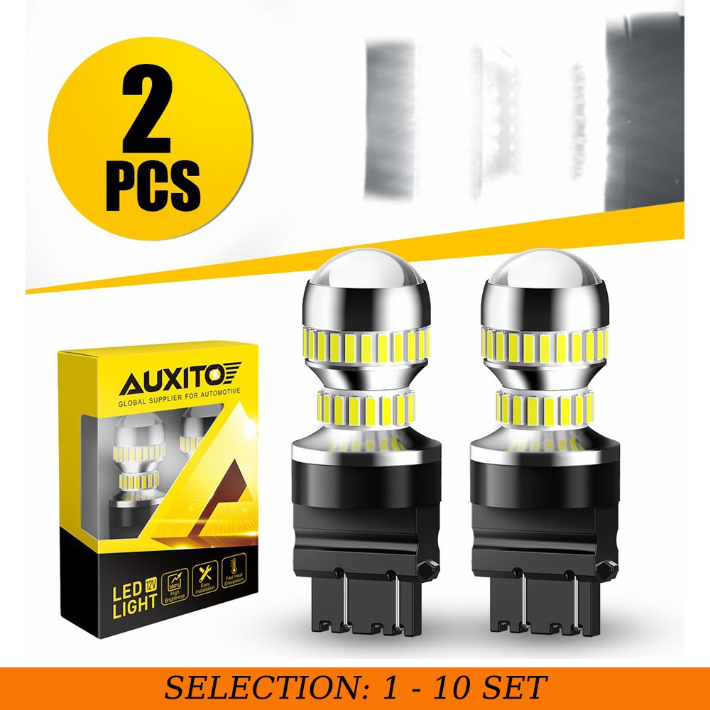 2-20x AUXITO 3157 White LED Bulbs Turn Signal Reverse Daytime Running Light 3156