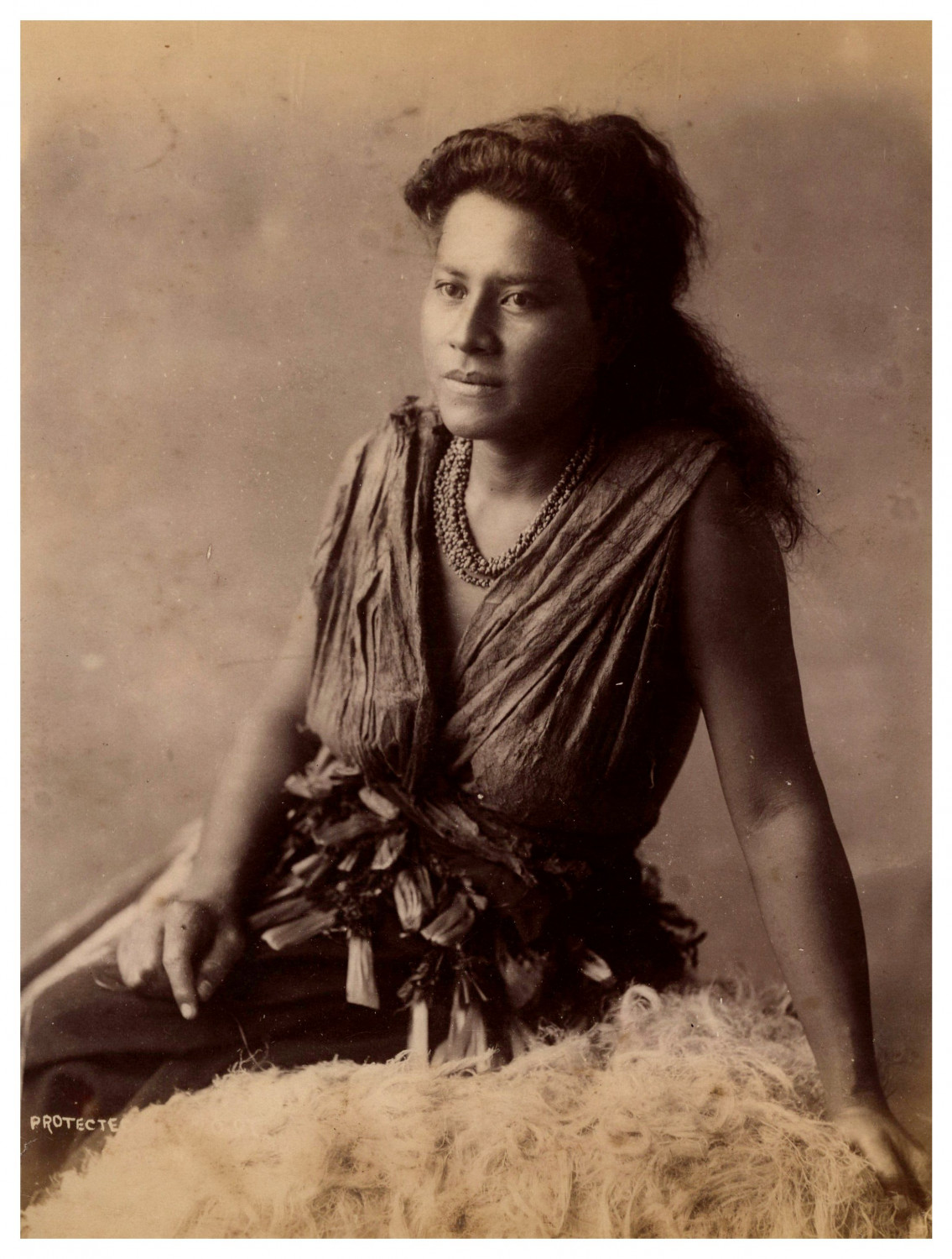 Thomas Andrew, Samoa Islands, Samoan Woman Vintage Albums Print Albumi Print