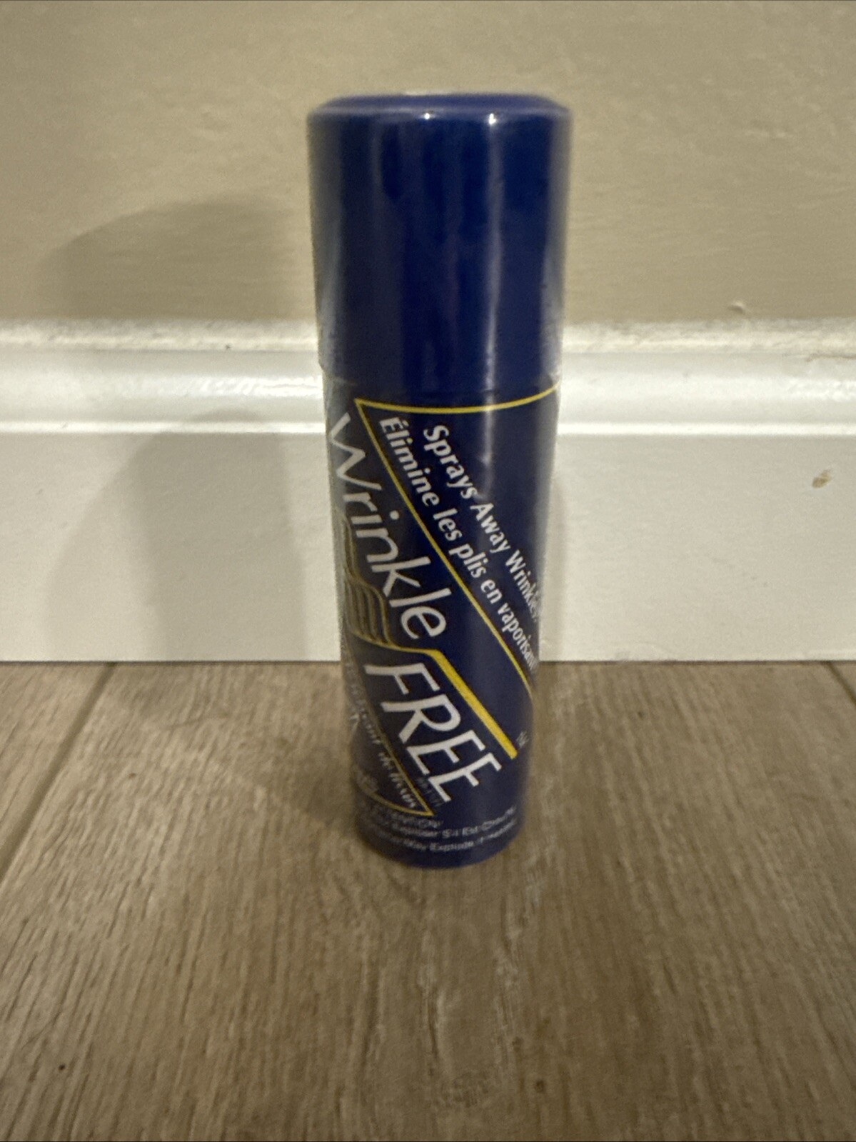 VTG 1987 Wrinkle Free Brand Fabric Relaxant Spray Away Wrinkles New 3oz Sealed