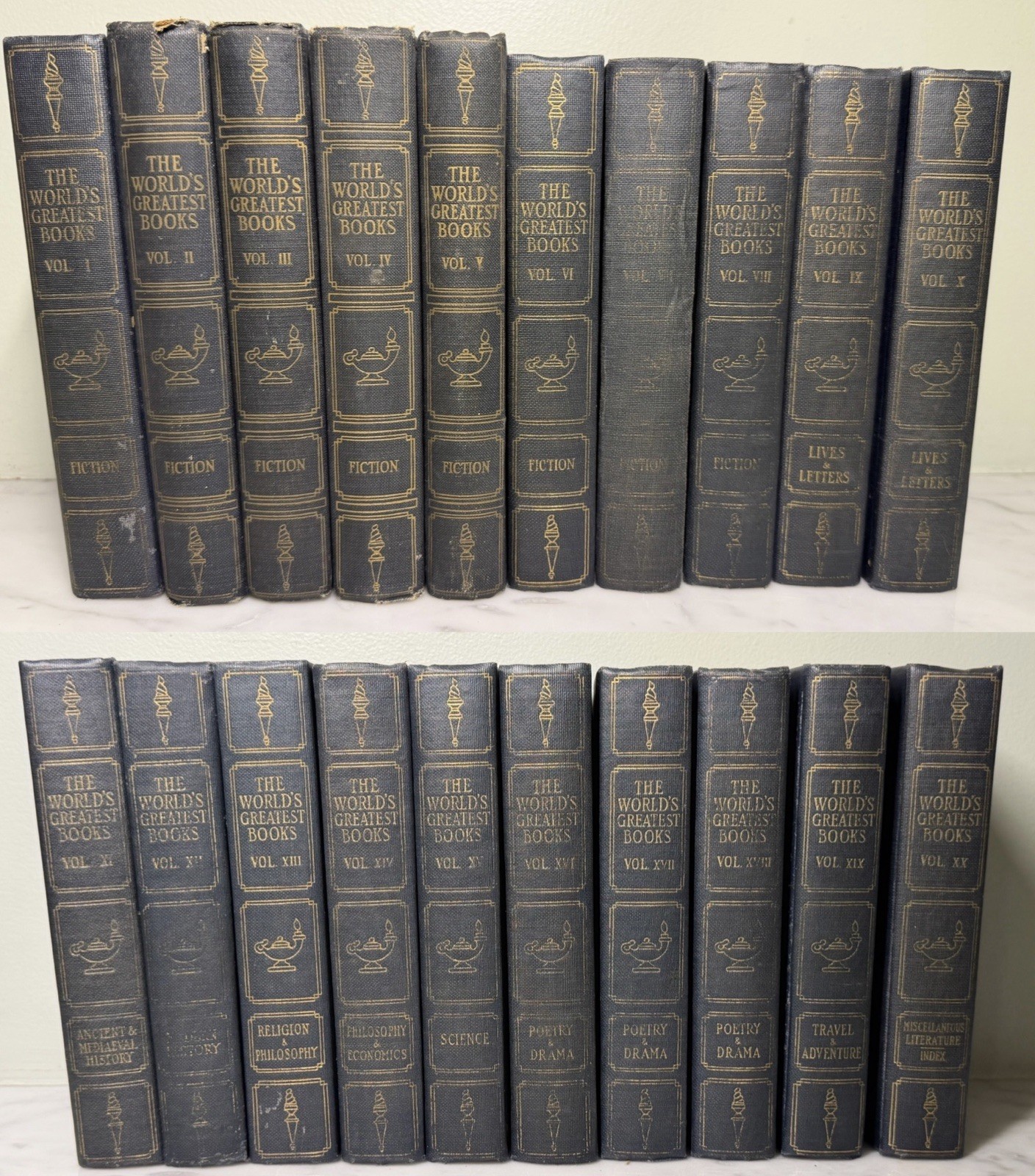 The World’s Greatest Books 20 Volume Set I–XX 1910 McKinlay Stone & Mackenzie