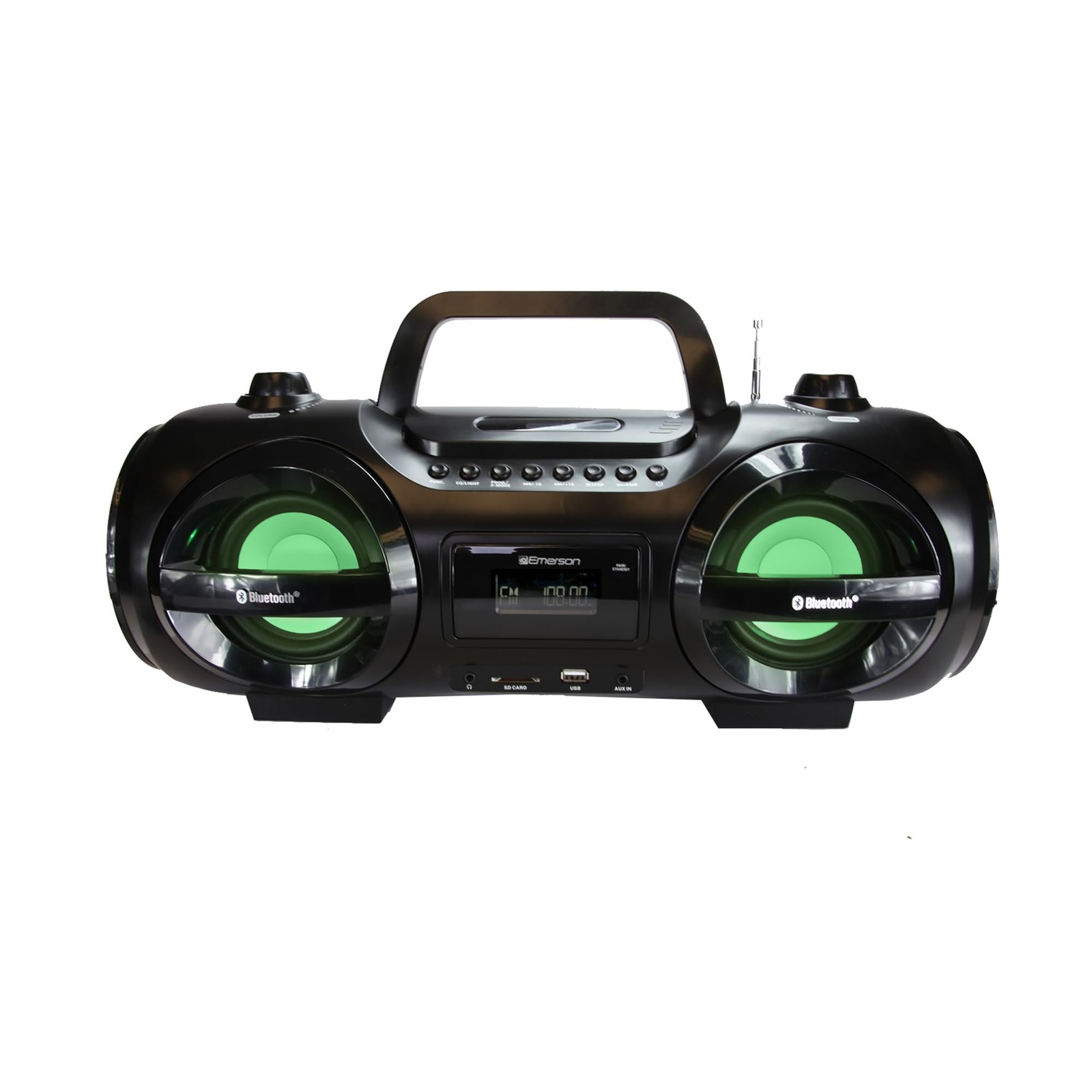 Emerson EPB-3005 Retro Portable Boombox CD Player AM/FM Bluetooth USB