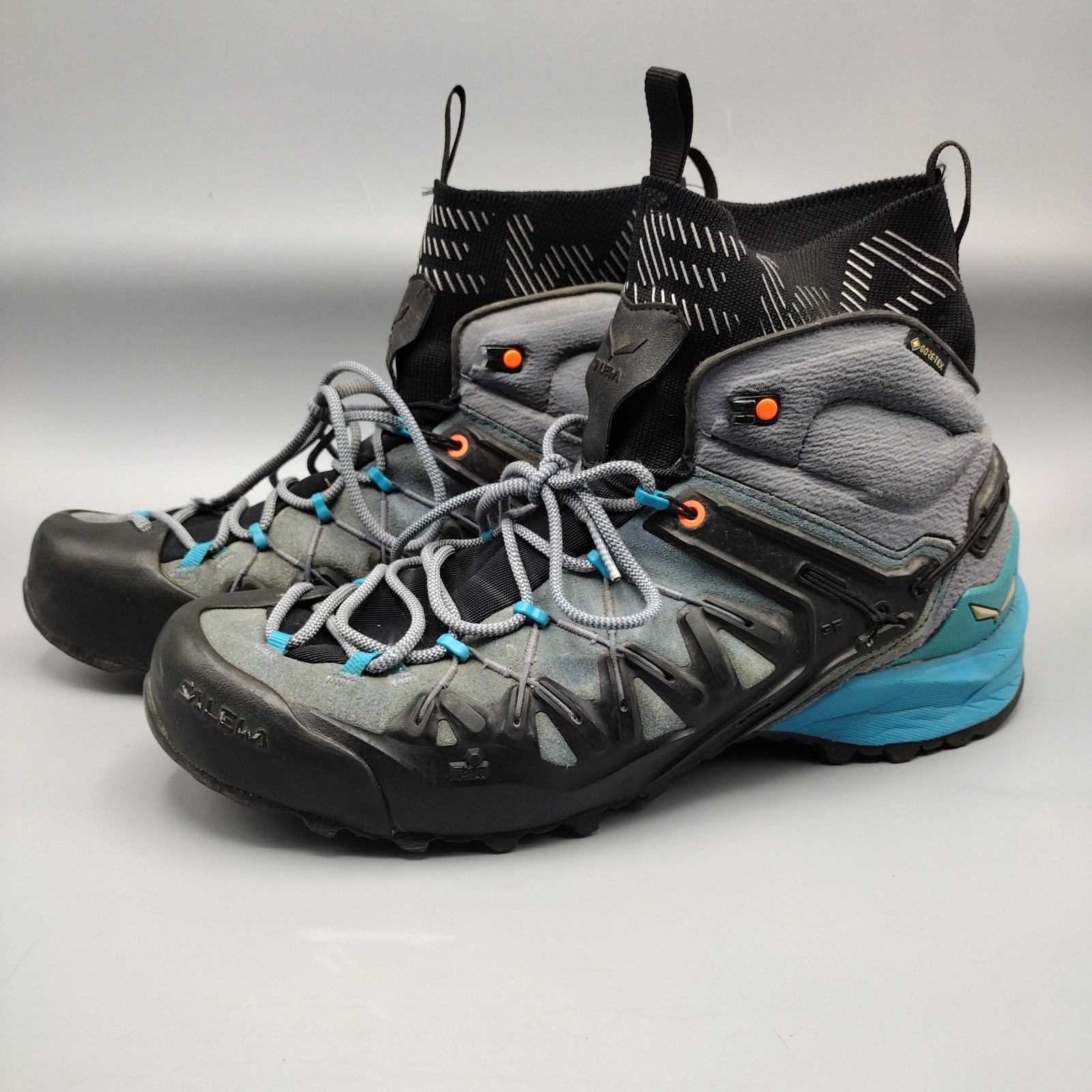 Salewa Wildfire Edge Mid Gore Tex Approach Shoe Black Blue Gray U.S. Men\'s 11