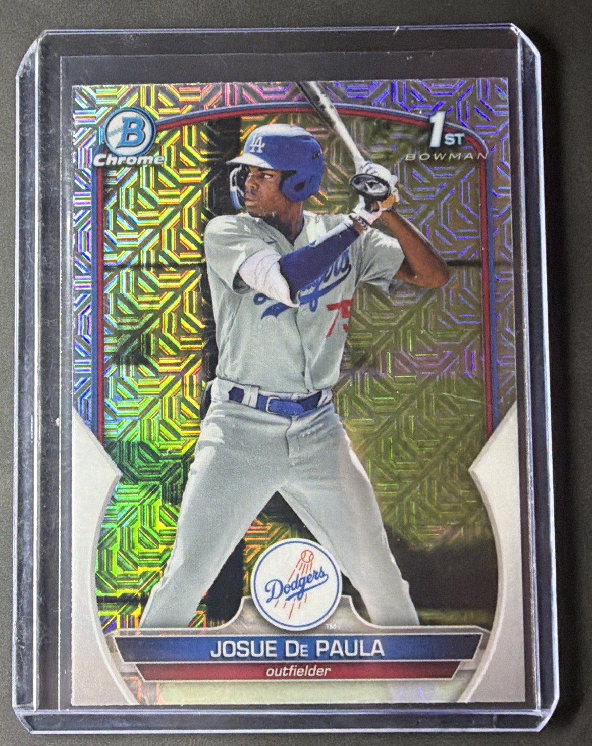 2023 Bowman Chrome 1st Chrome Jose De Paula Mojo Refractor #BCP-111 Dodgers