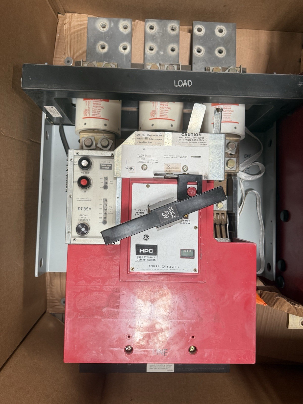 GE THPC 3625BG3T 2500 Amp Ships 24/7 1 Yr Warranty GE THPC 3625BG3T 2500 Amp Ships 24/7 1 Yr Warranty