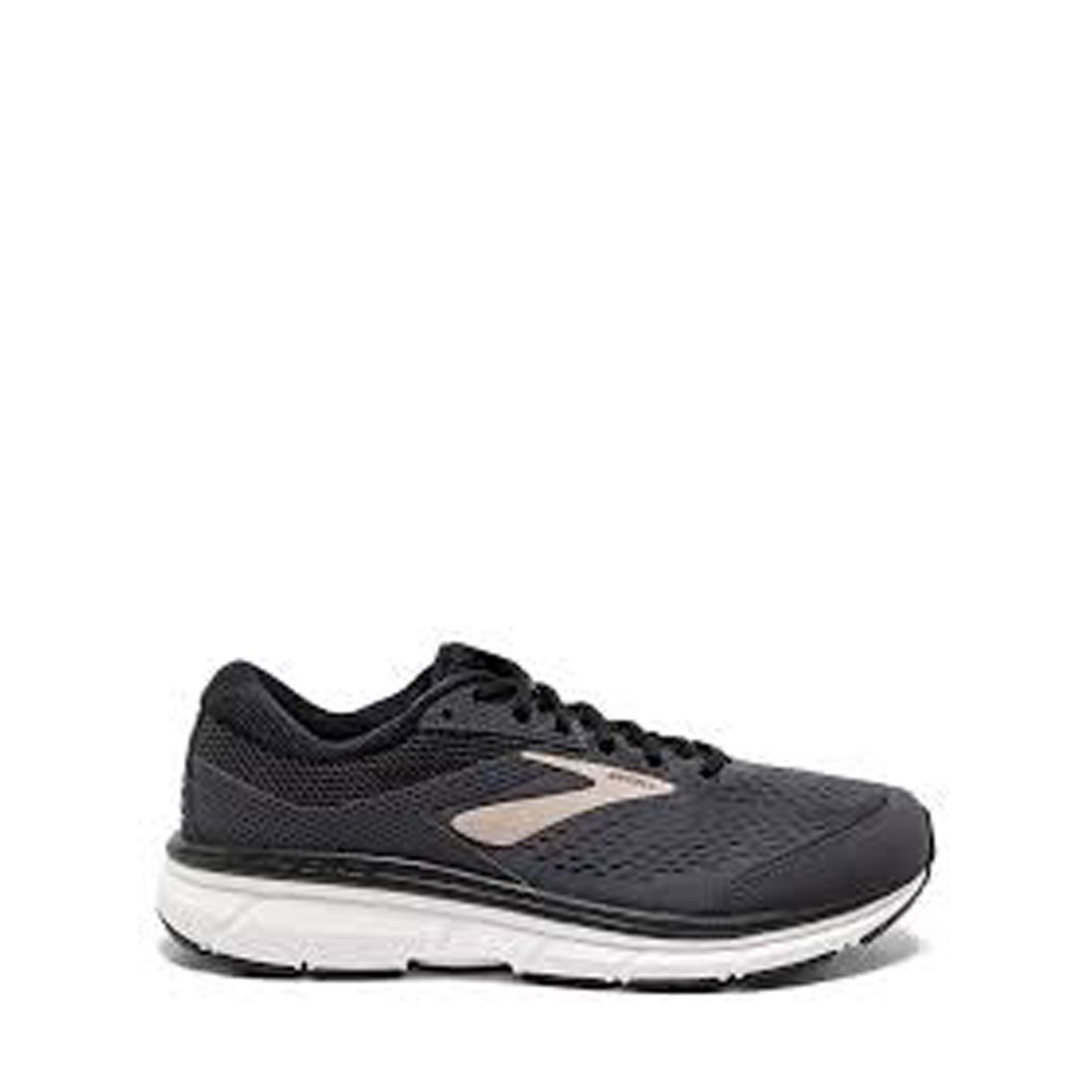 Brooks Dyad 10 Mens Running Shoes Grey Black Tan Wide Sneakers 110286-1D-082