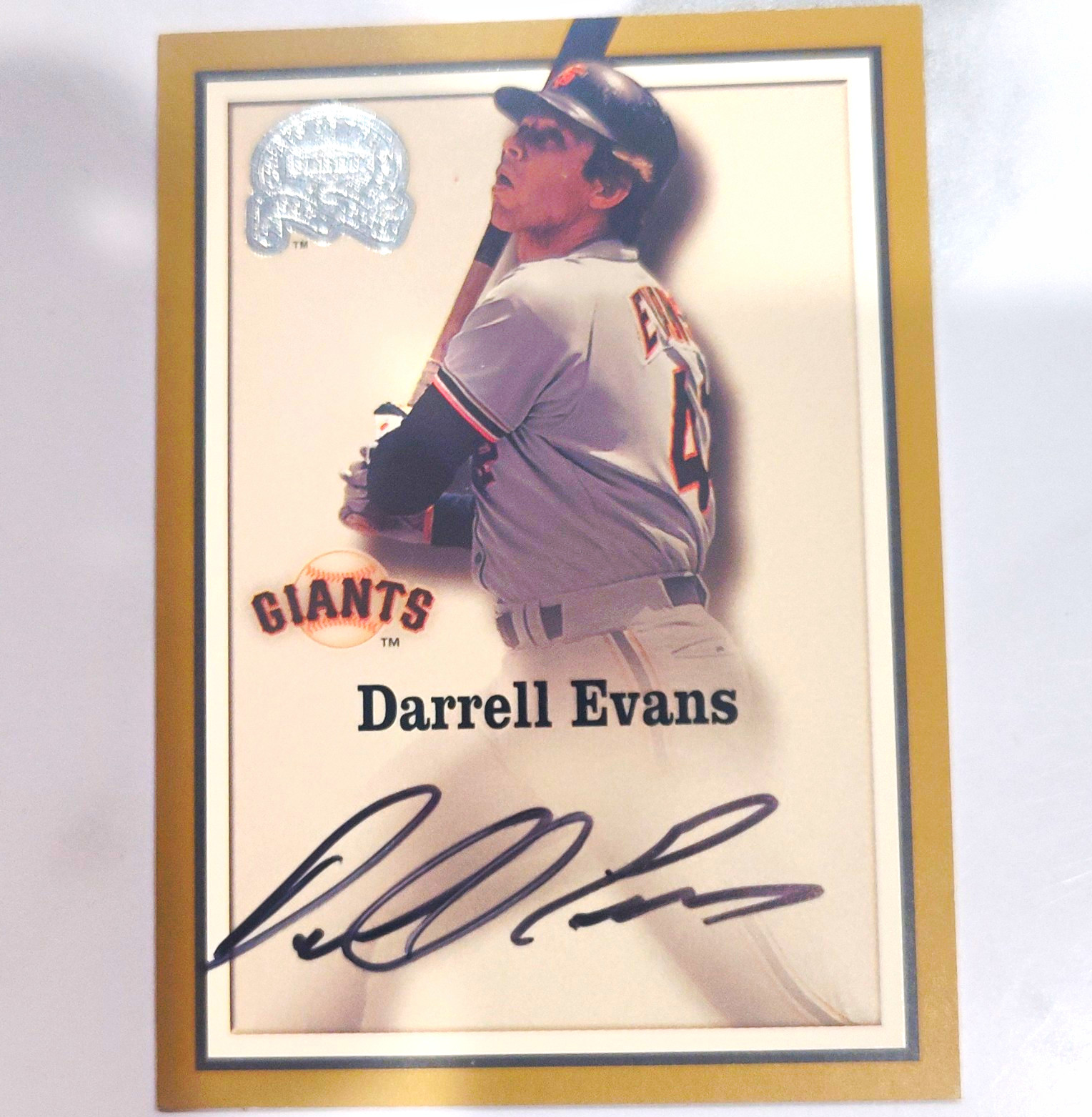 2000 Fleer Greats of the Game Autographs Darrell Evans Auto San Francisco Giants