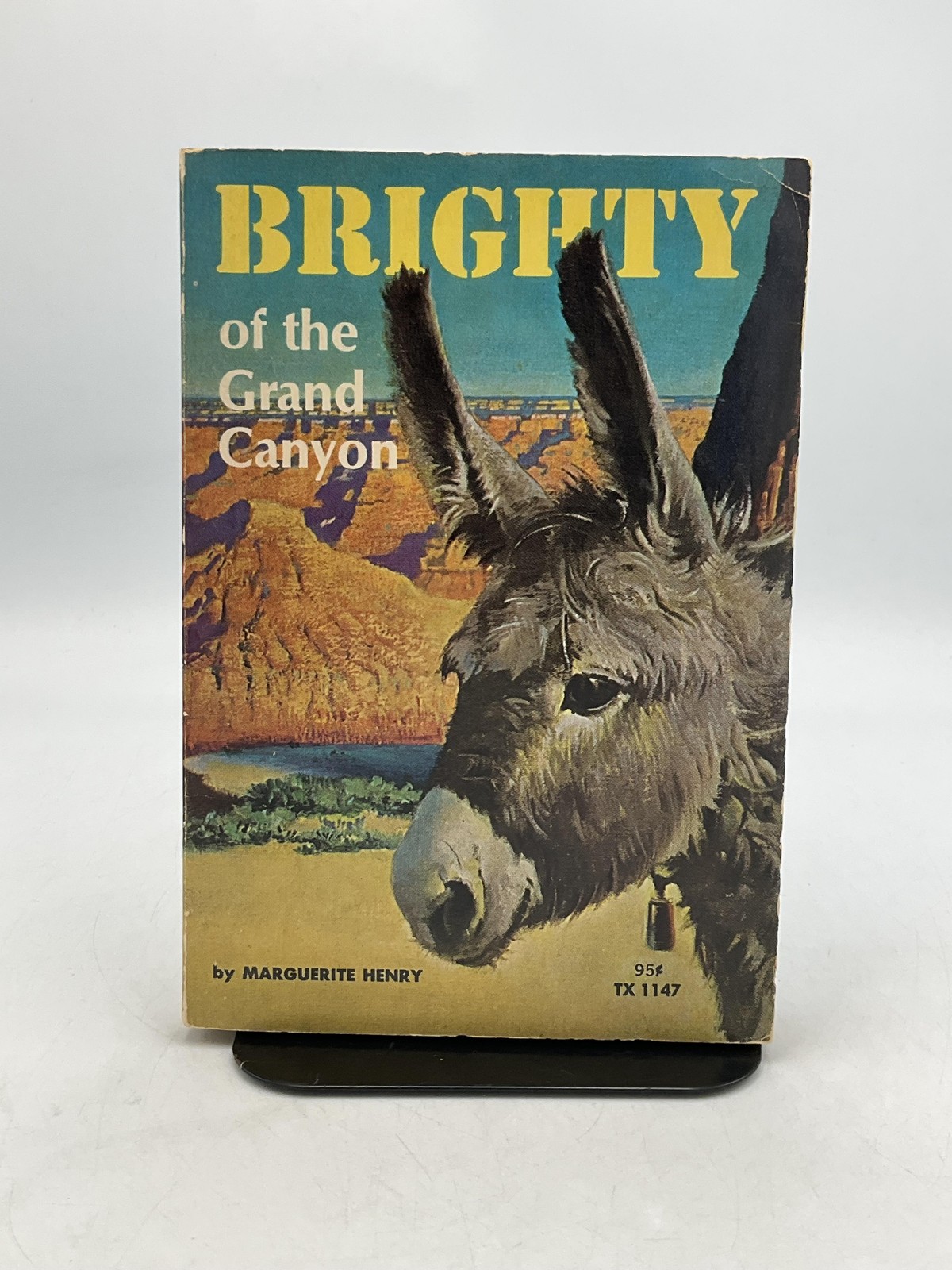 Vintage Brighty Of The Grand Canyon Marguerite Henry Brown PB 1972 USA Kids