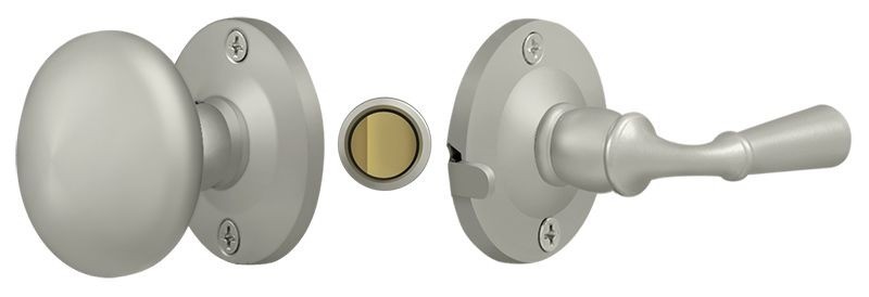 DELTANA SDL980U15 Storm Door Latch Tubular Lock Satin Nickel