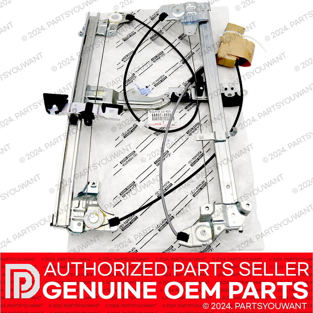 GENUINE Toyota 03-09 4Runner Rear Back Door Power Window Regulator 69807-35020 GENUINE Toyota 03-09 4Runner Rear Back Door Power Window Regulator 69807-35020