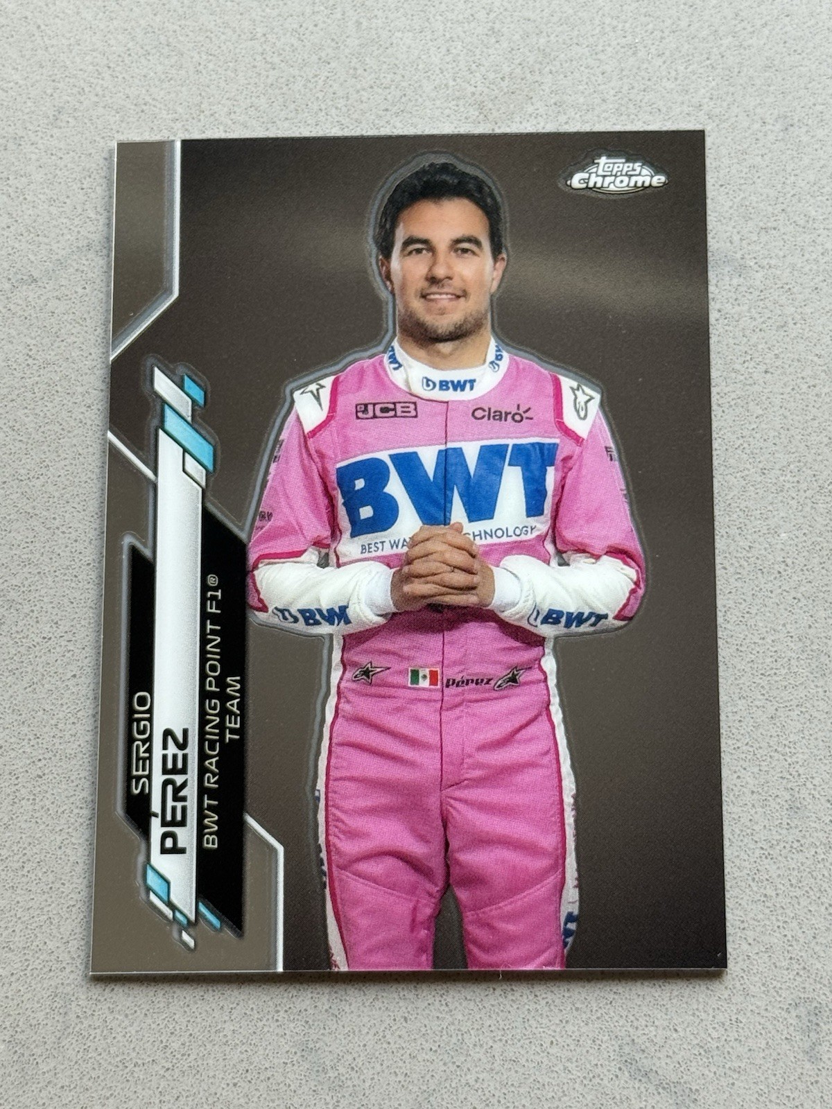 2020 Topps Chrome Formula 1 F1 Sergio Perez #13 Base