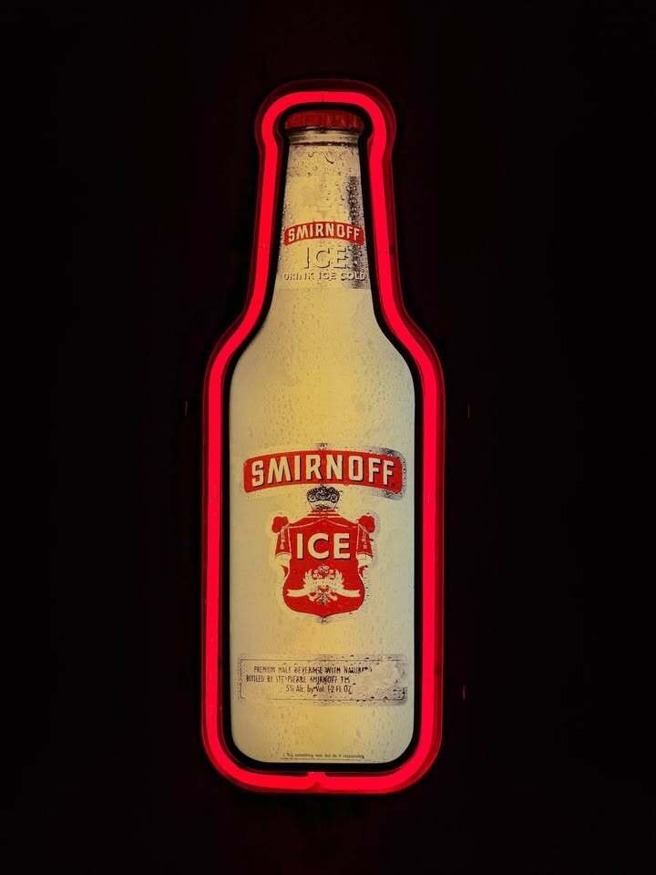 Vintage Smirnoff Neon Sign Vintage Smirnoff Neon Sign