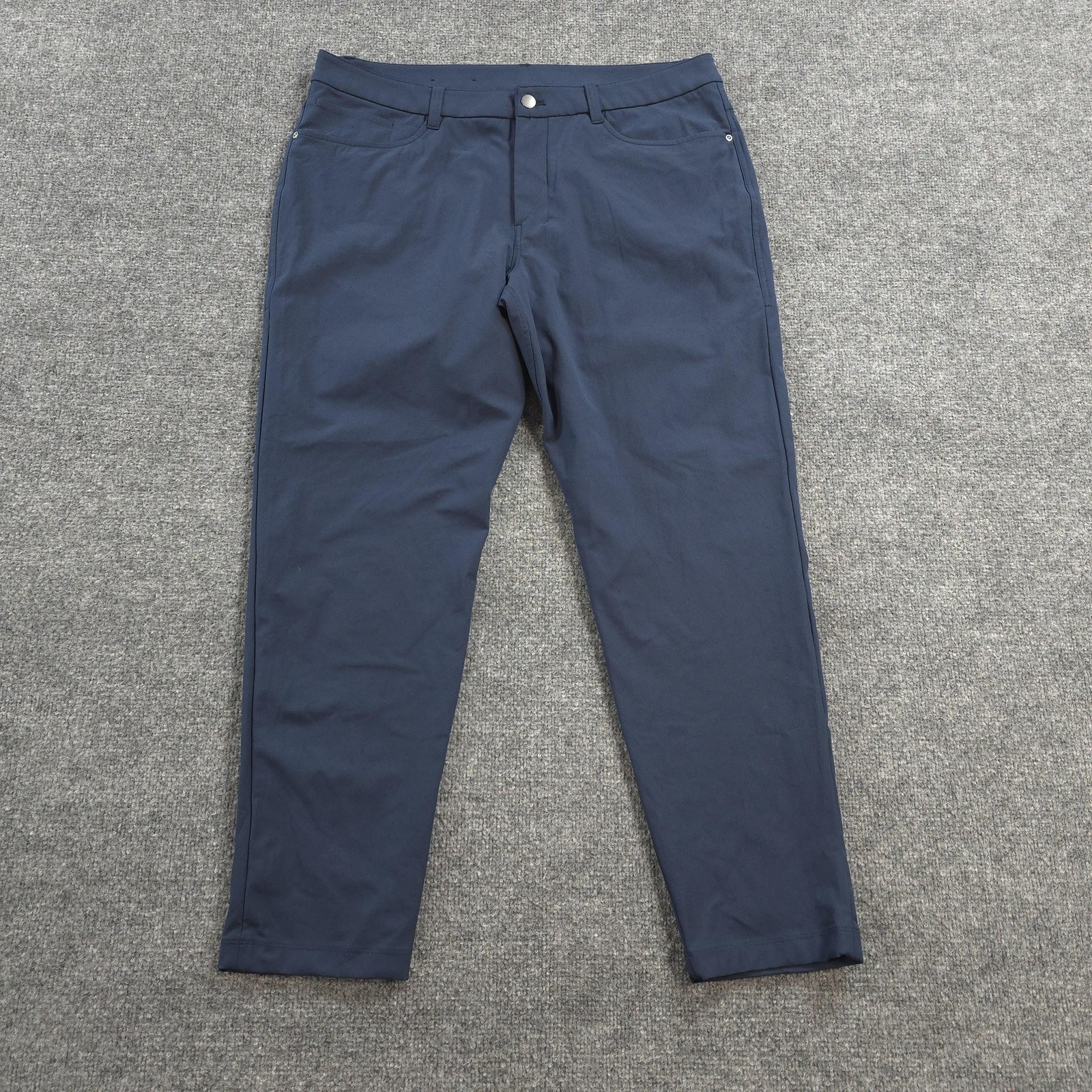 Lululemon Pants Mens 36x30 Blue ABC Slim Stretch 5 Pocket Chino Golf Travel Tech