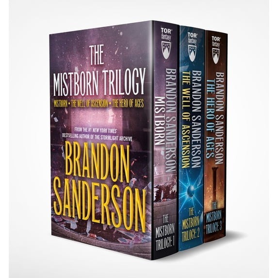 Mistborn Boxed Set Books 1-3 Brandon Sanderson Paperback FREESHIP