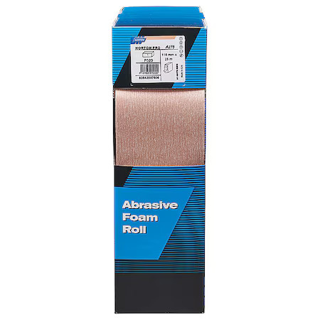 Norton Abrasives 66623357606 Sanding Foam Pad Roll, 4 1/2In W, 82Ft L