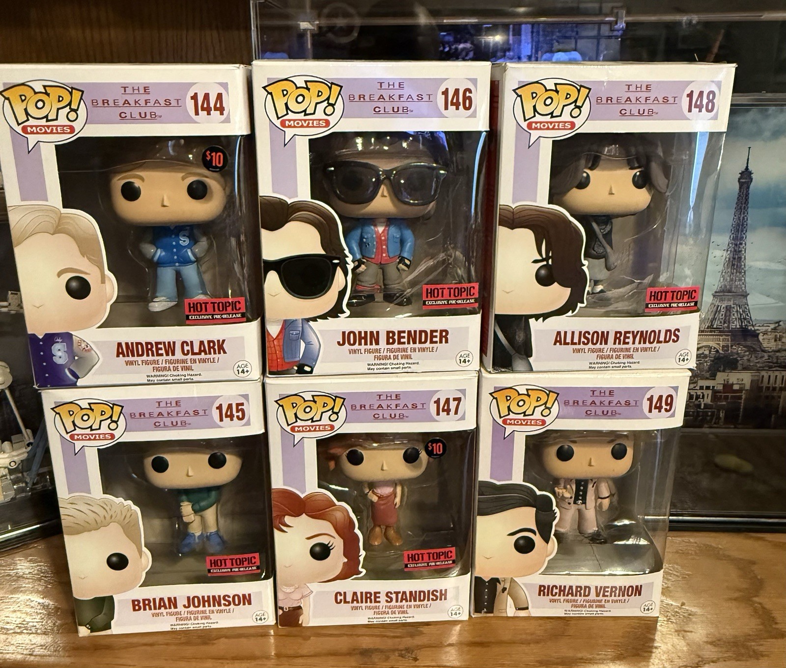 Funko POP Movies Breakfast Club Hot Topic Exclusive 6pc Vinyl Mixed Lot Boxed