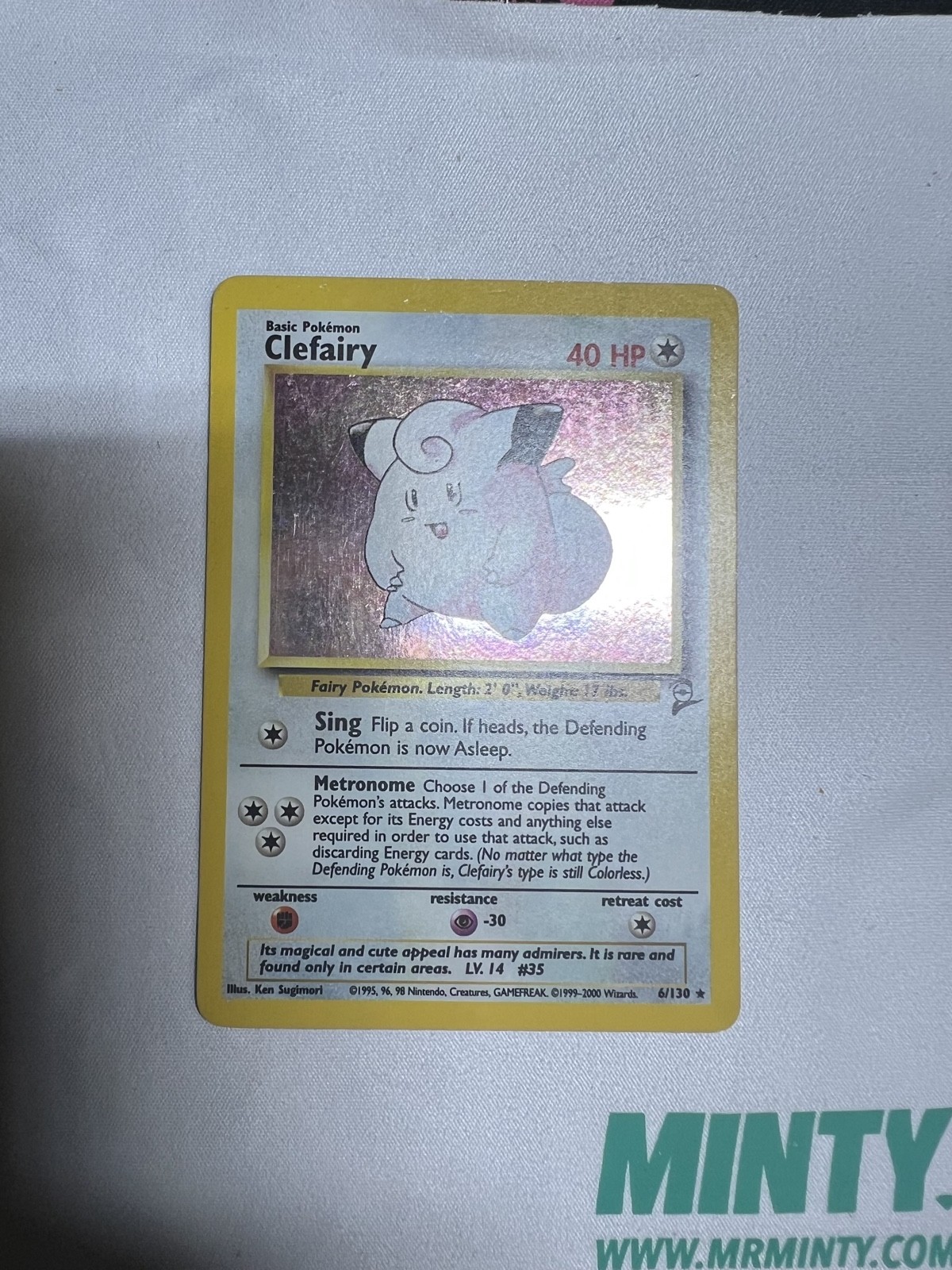 Clefairy 006/130 Base Set 2 Holo Clefairy 006/130 Base Set 2 Holo