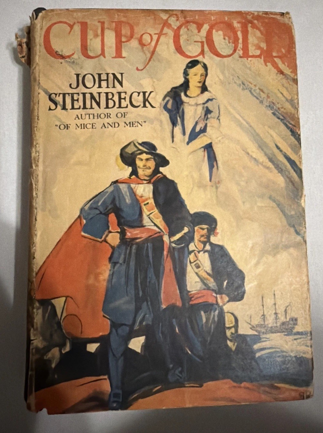 John Steinbeck Cup of Gold 1936 2nd Ed Covici Friede Dust Jacket