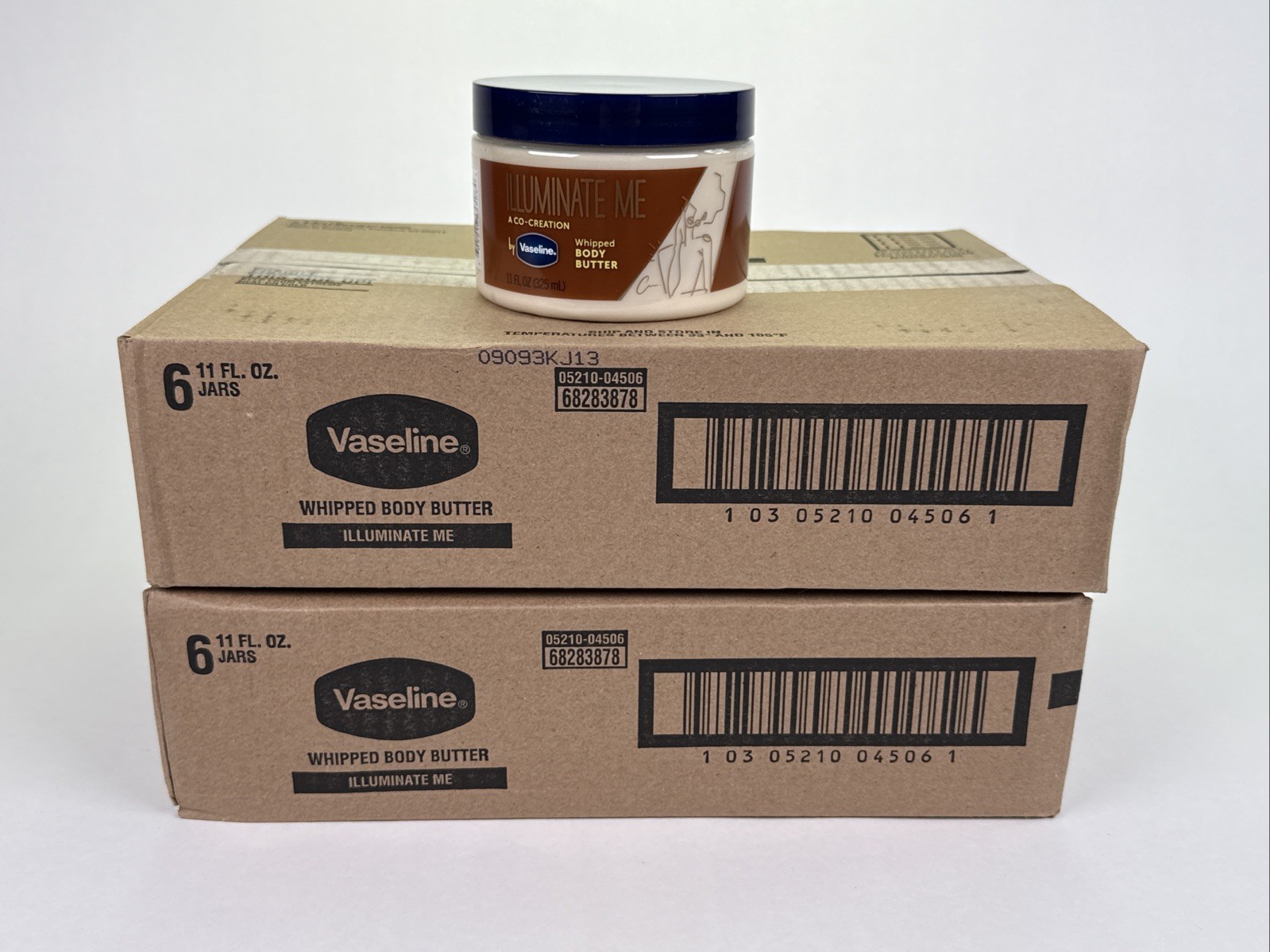 12 - Jars (11oz Each) Vaseline Illuminate Me Whipped Body Butter - NEW 12 - Jars (11oz Each) Vaseline Illuminate Me Whipped Body Butter - NEW