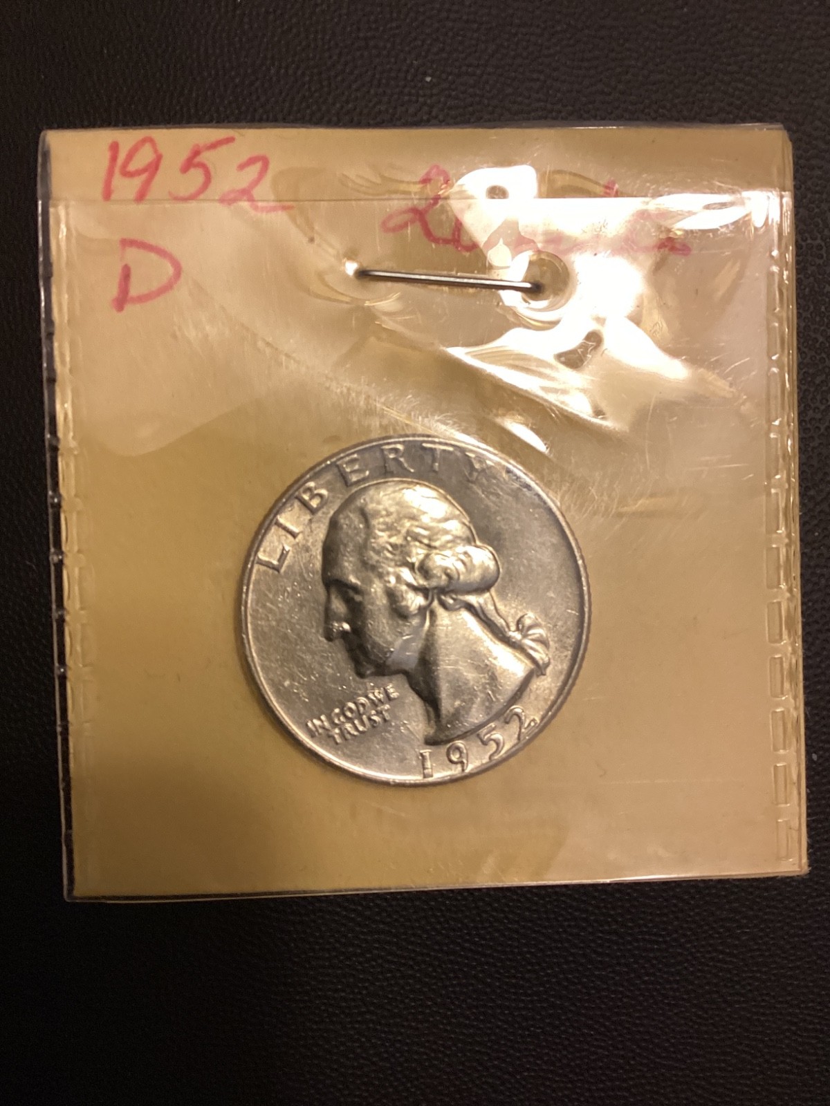 1952 D Washington Quarter AU/BU 90% Silver