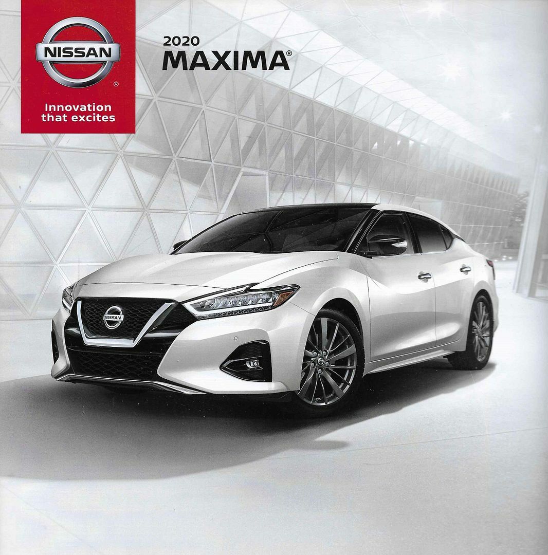 2020 20  Nissan Maxima original sales brochure