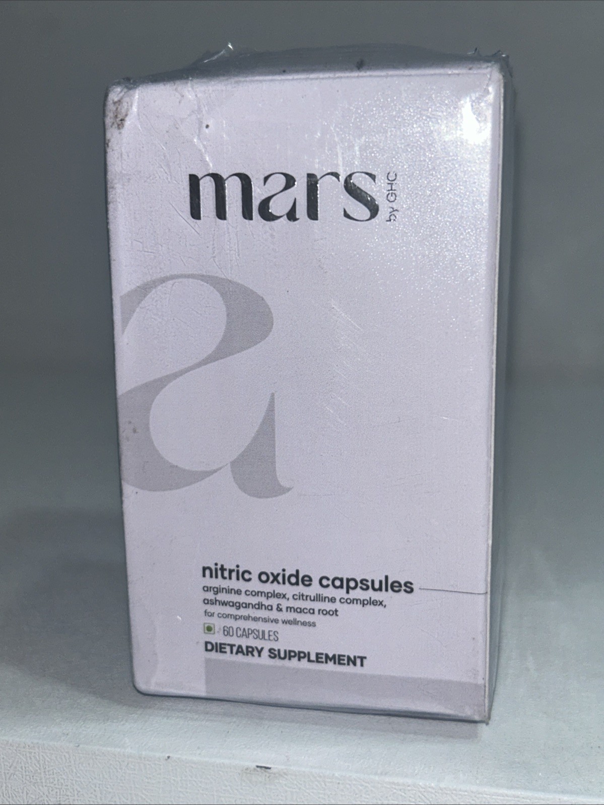 Sealed Mars Nitric Oxide Supplement, 60 Caps 