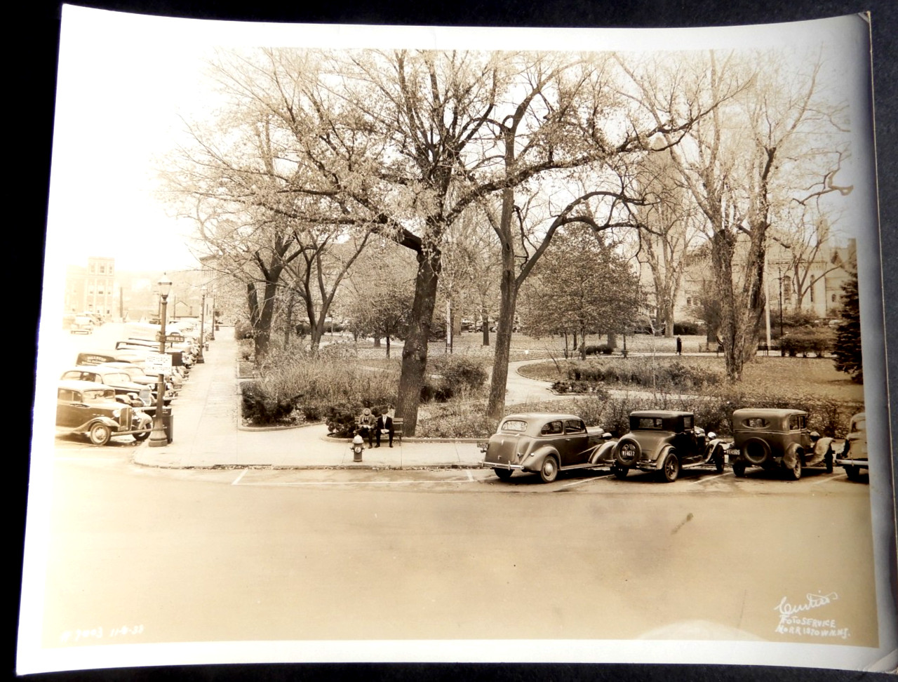 Antique 1920-30 Curtiss Photo MORRISTOWN GREEN Morristown, NJ 9 5/8\ Antique 1920-30 Curtiss Photo MORRISTOWN GREEN Morristown, NJ 9 5/8\