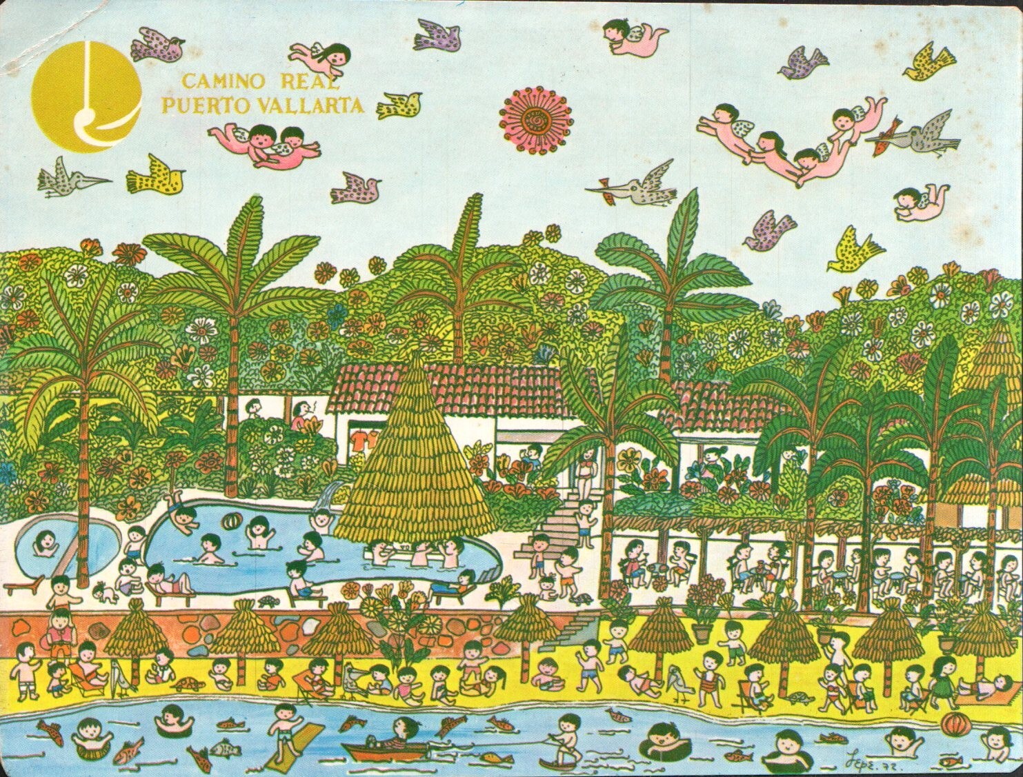 postcard Camino Real Puerto Vallarta Mexico 7.5\