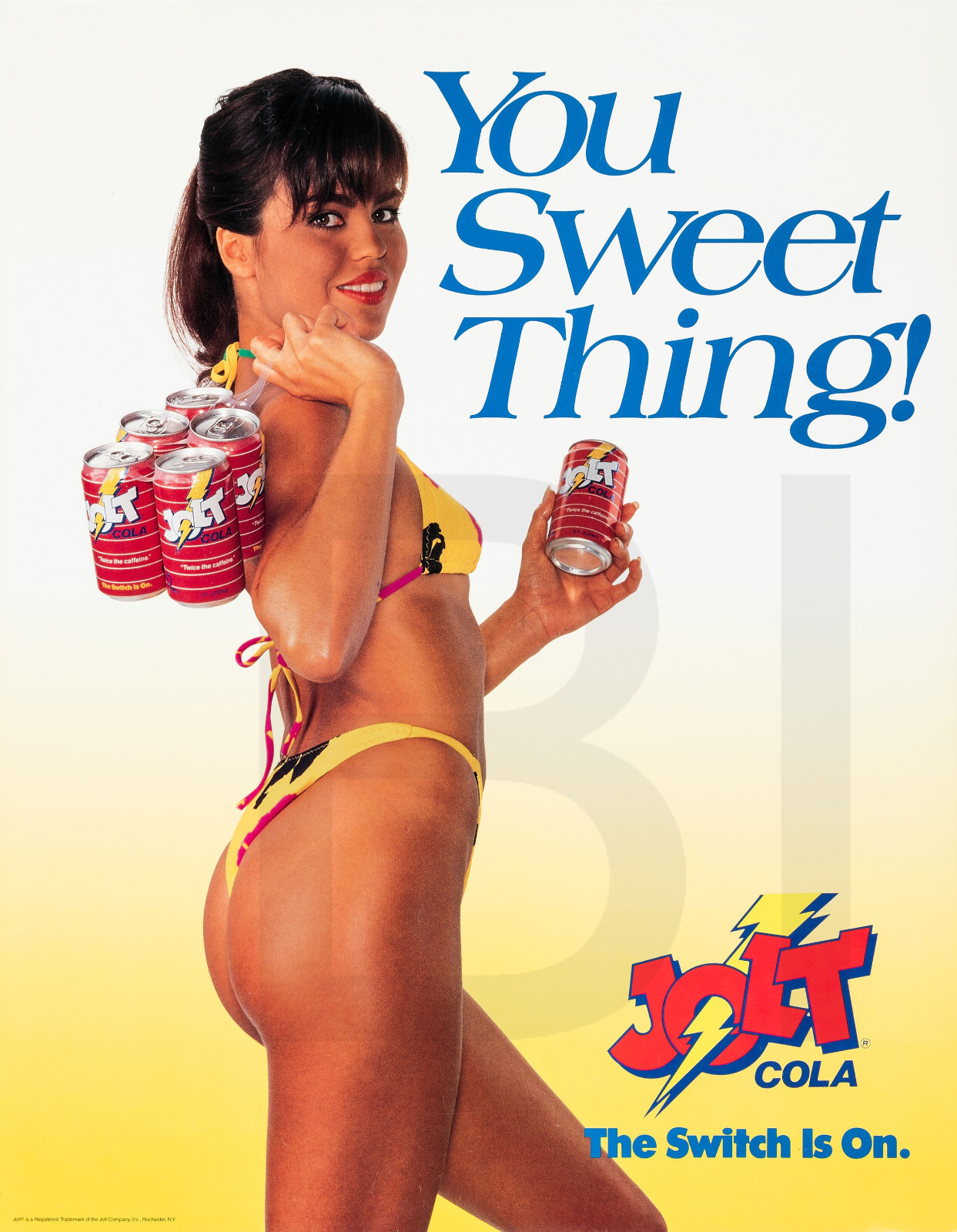 1985 Jolt Cola You Sweet Thing 11 x 14 1985 Jolt Cola You Sweet Thing 11 x 14