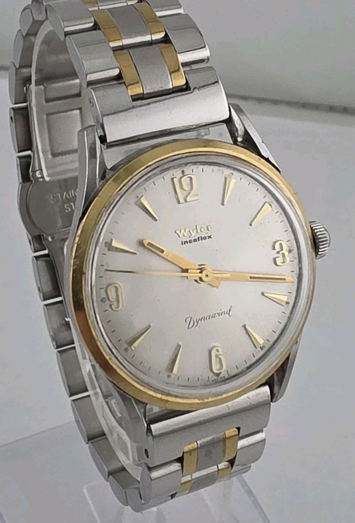 Mens Wyler Incaflex Dynawind 3870/6 1162 LifeGuard 17J New Band Extra Links Runs