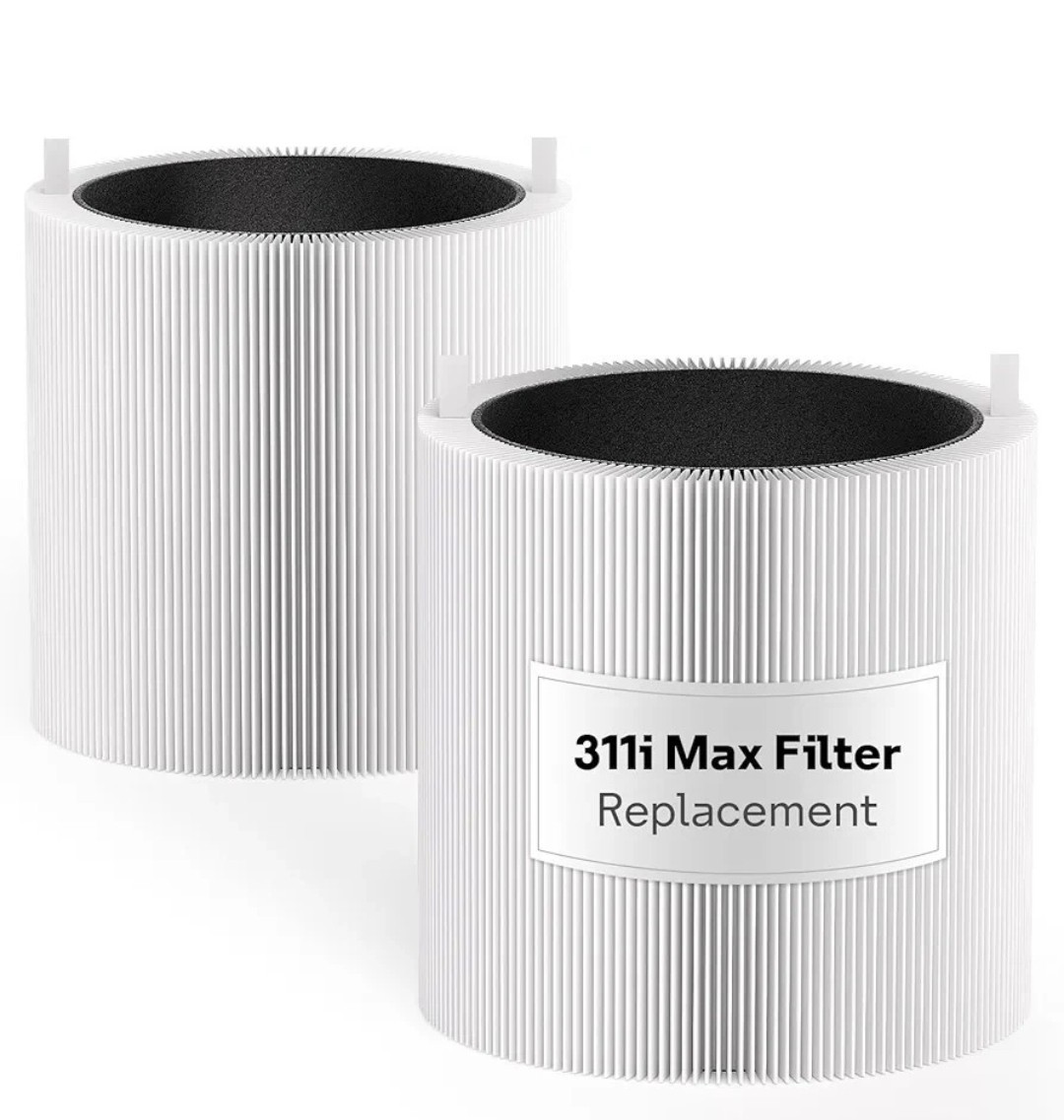 2 Pack 311i Max Replacement Filter, Compatible with Blue Pure 311i Max Air 2 Pack 311i Max Replacement Filter, Compatible with Blue Pure 311i Max Air