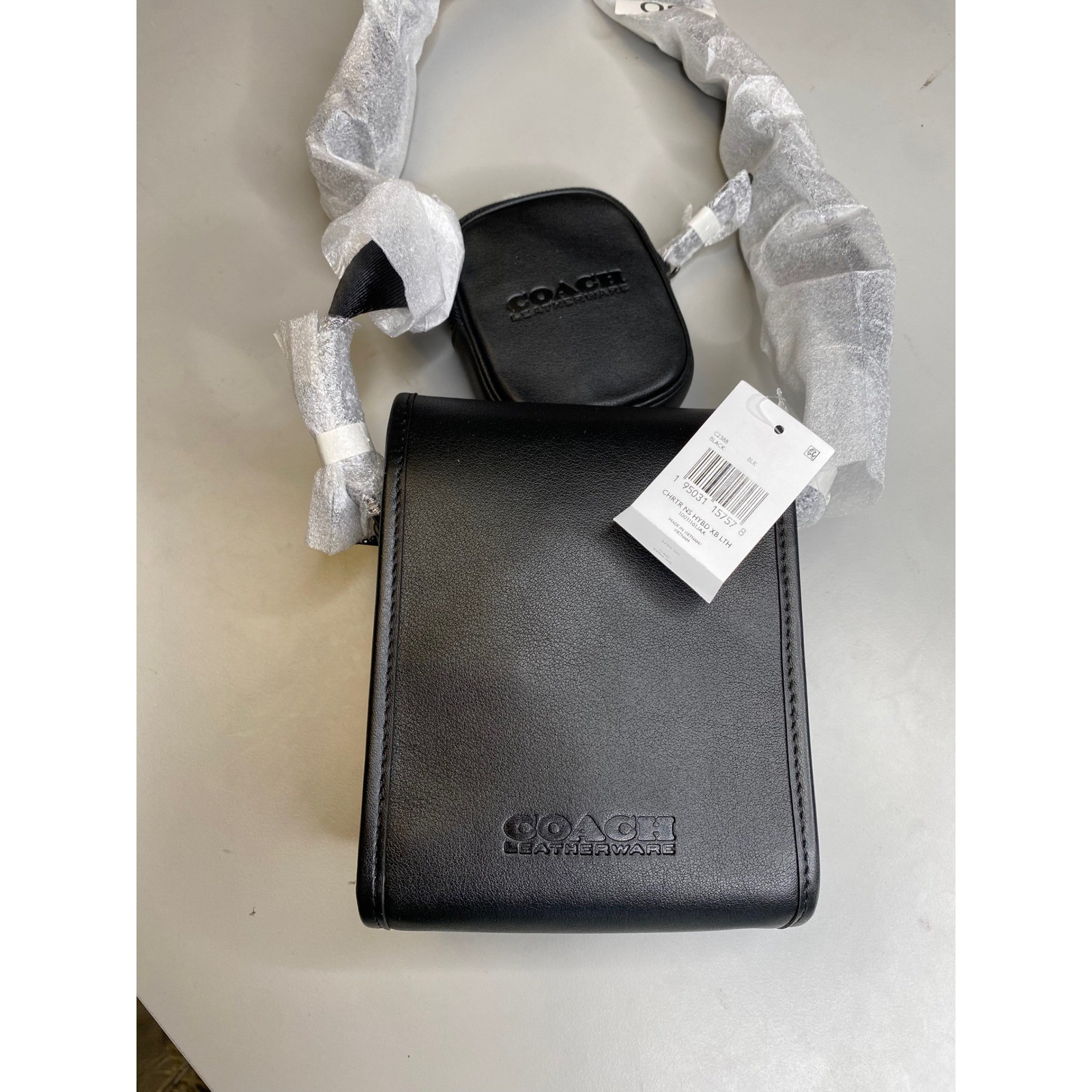 Coach Charter North South Hybrid Crossbody Bag Black Leather C2388 Mens Coach Charter North South Hybrid Crossbody Bag Black Leather C2388 Mens