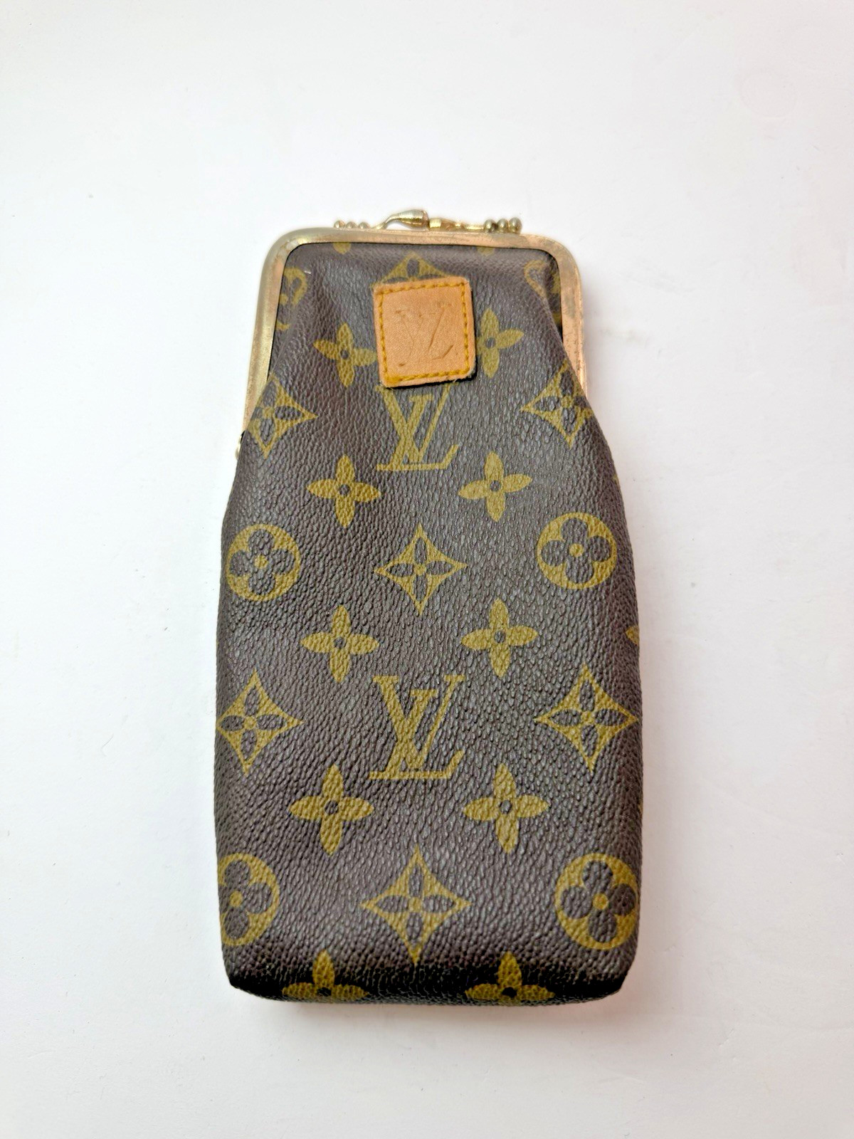 Louis Vuitton Vintage Kiss Lock Eyeglass Case