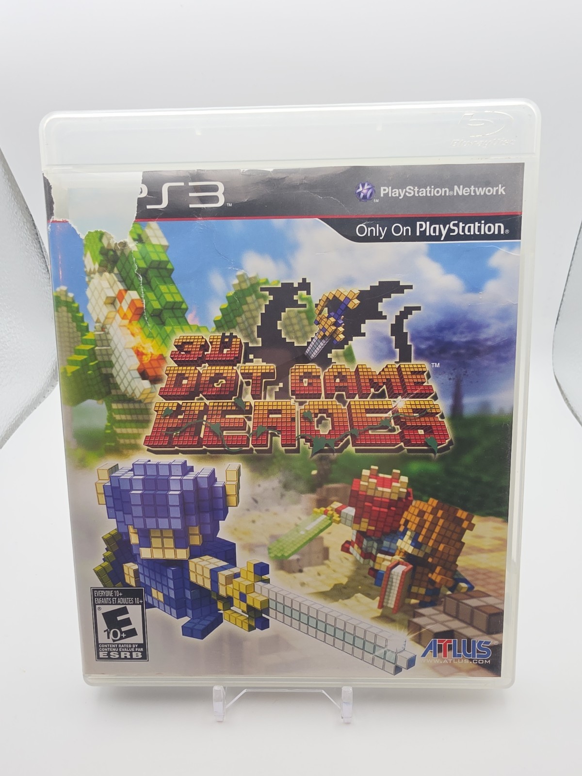3D Dot Game Heroes (Sony PlayStation 3, 2010) Clean Disc