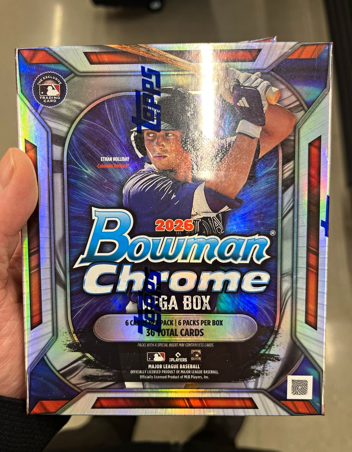 Topps 2026 Bowman Chrome Mega Box 36 Cards MLB Baseball Topps 2026 Bowman Chrome Mega Box 36 Cards MLB Baseball