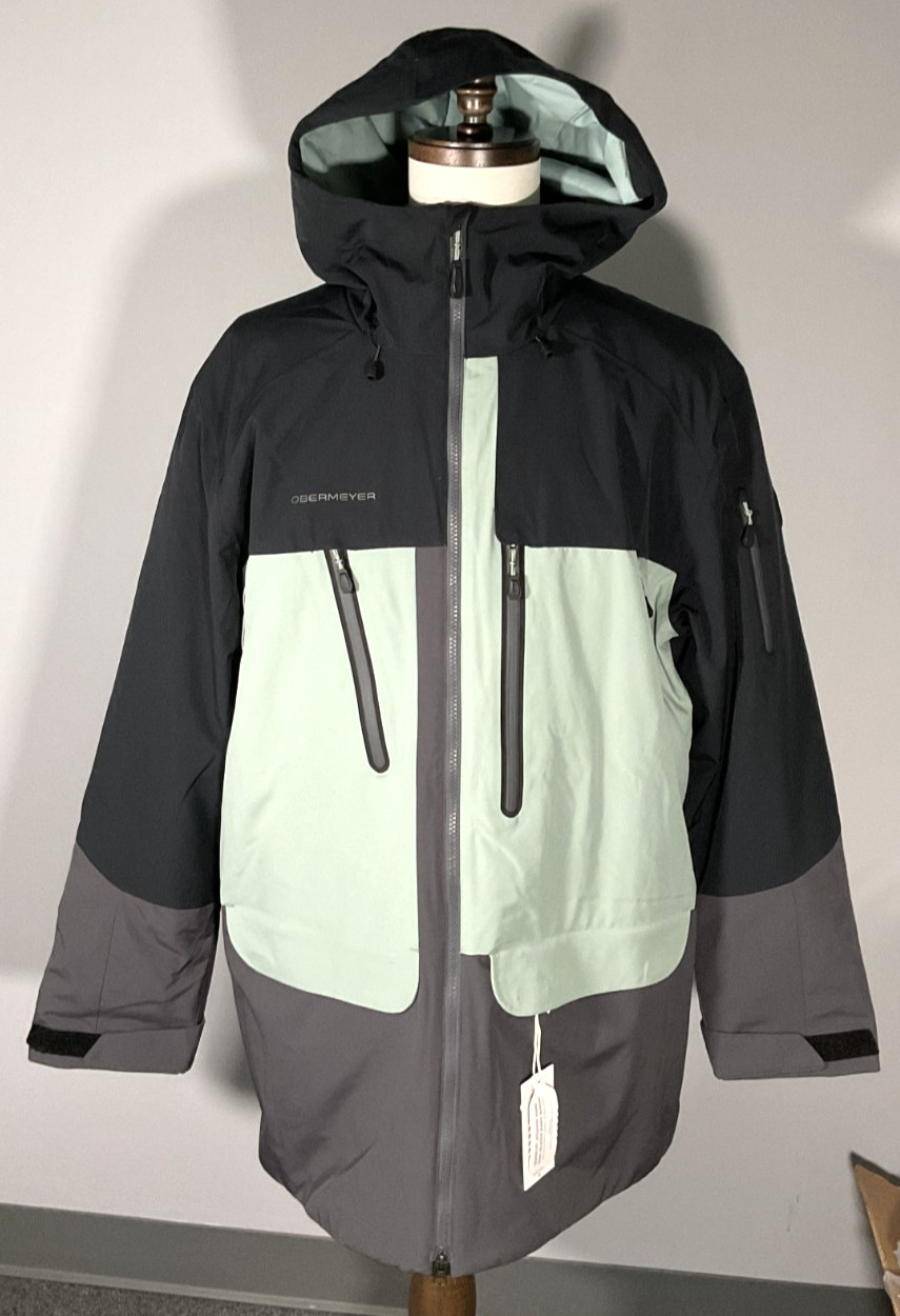 Obermeyer Cirque Men\'s Size L Summit Sage Ski Jacket NWT