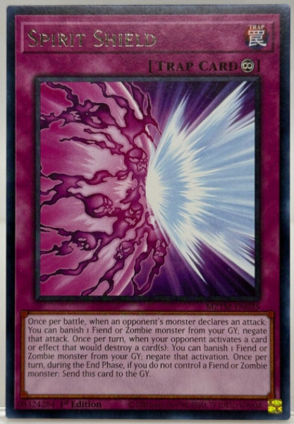 Yugioh - Spirit Shield MZTM-EN035 - Rare - Maze of  The Master  - NM/M