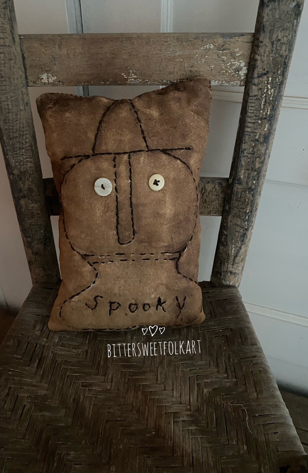 Primitive Witch Pillow