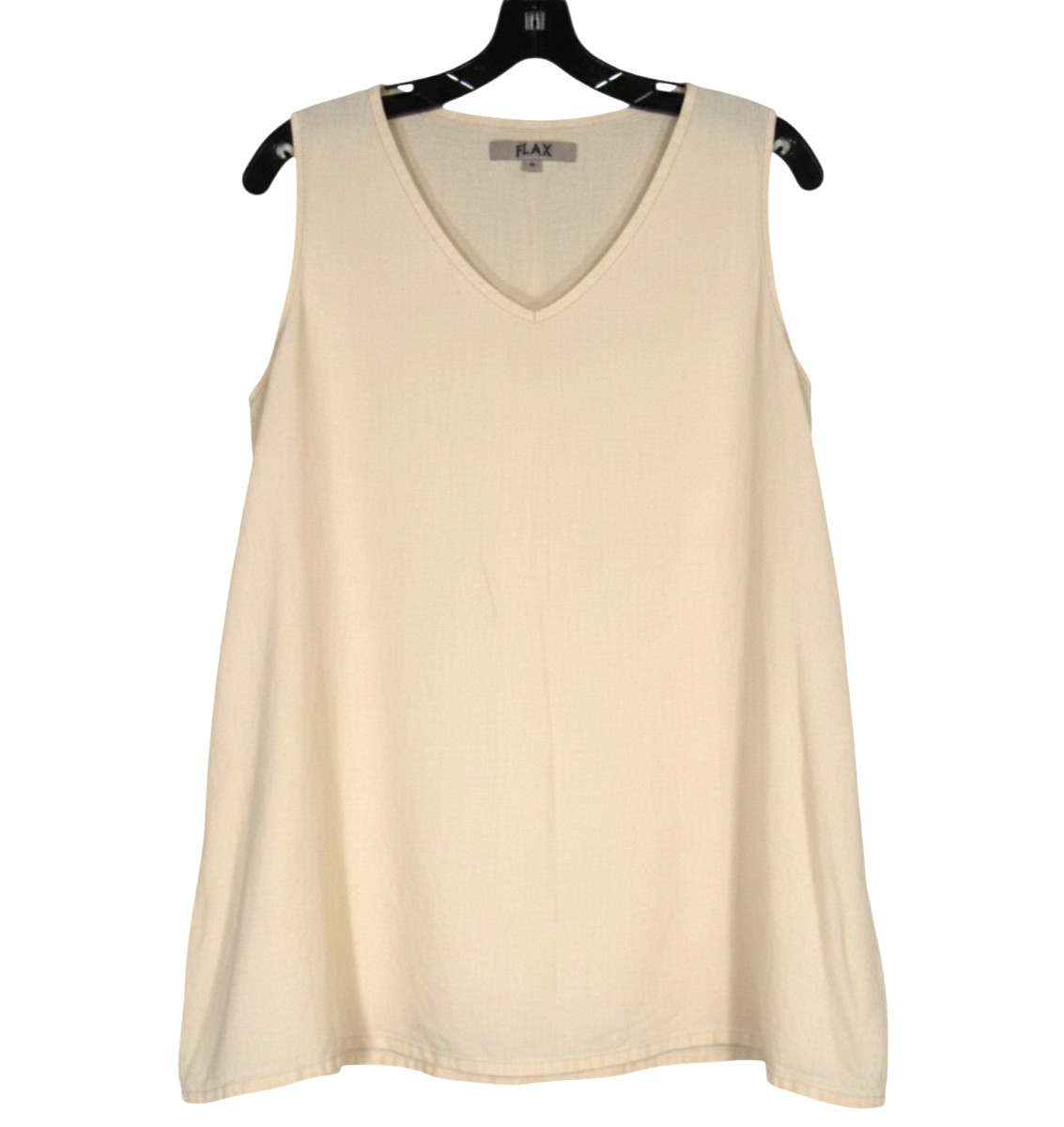 FLAX By JEANNE ENGELHART 100% LINEN Sleeveless LAGENLOOK Tank Top/Blouse Sz S FLAX By JEANNE ENGELHART 100% LINEN Sleeveless LAGENLOOK Tank Top/Blouse Sz S