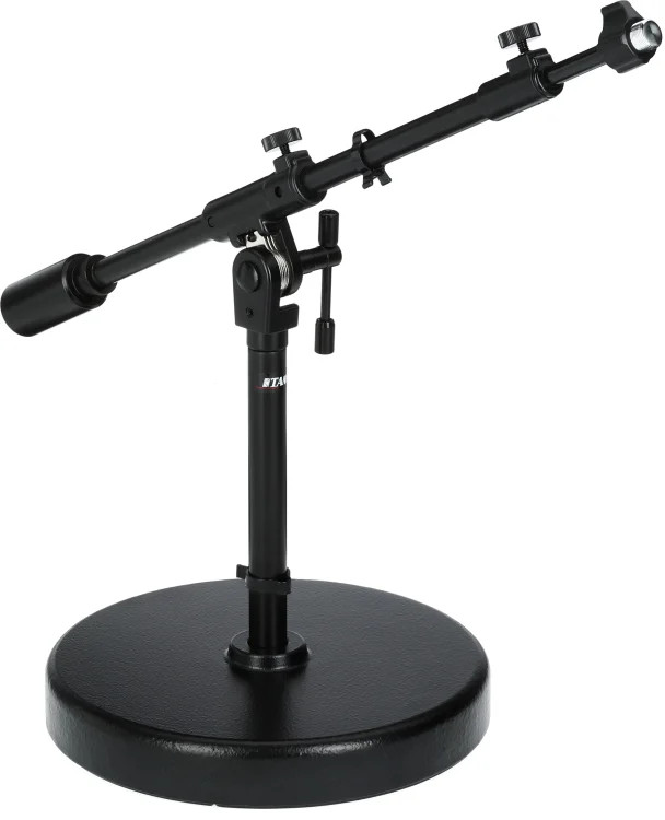 Tama MS756RELBK Iron Works Studio Extra-low-Profile Telescoping Boom Mic Stand
