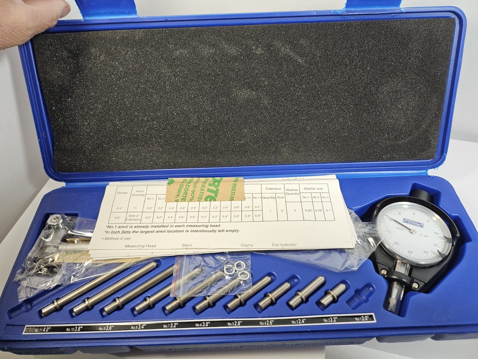 Fowler GAUGE CYLINDER DIAL BORE 2\ Fowler GAUGE CYLINDER DIAL BORE 2\