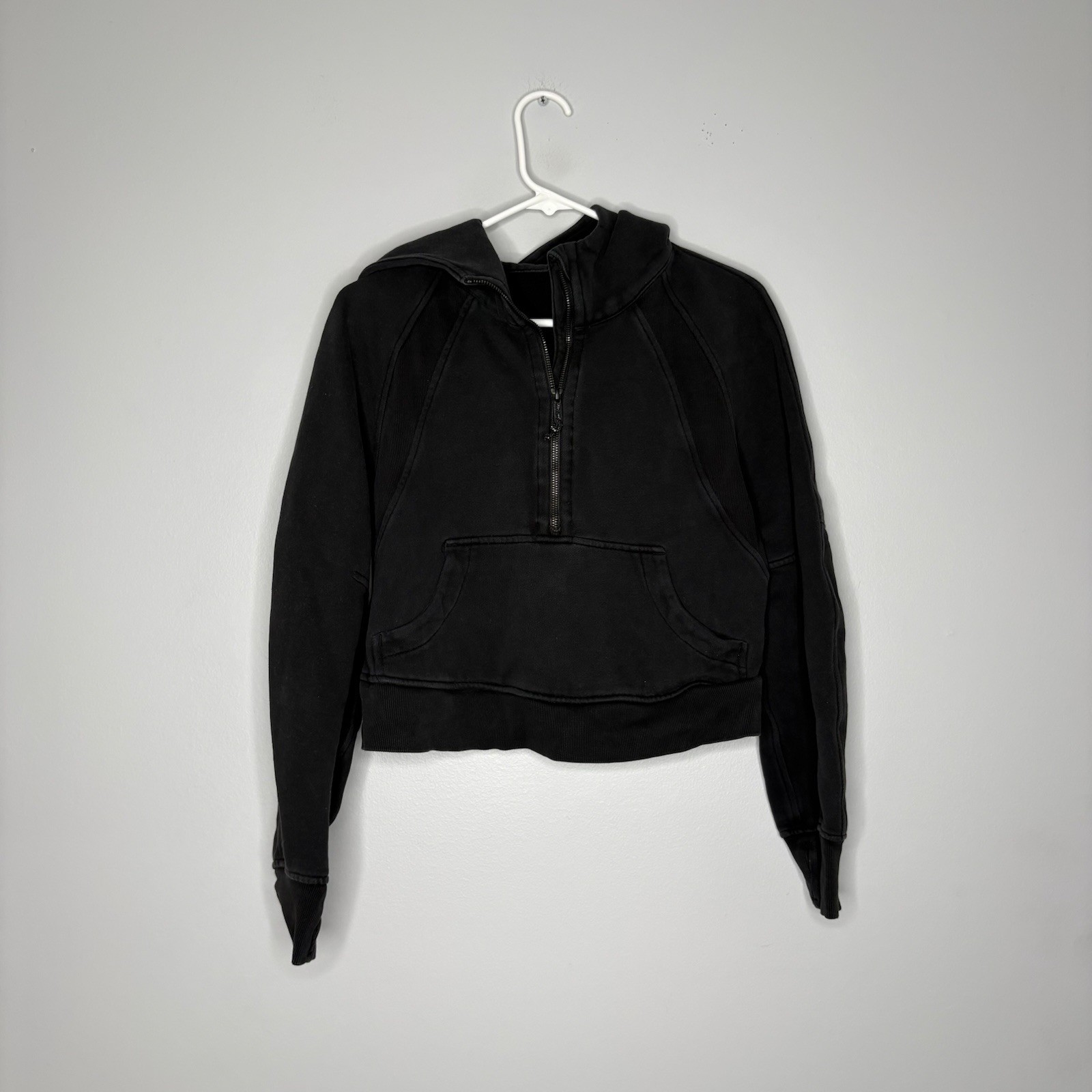 Lululemon Women’s XS/S Scuba Oversized Half-Zip Hoodie Black Lululemon Women’s XS/S Scuba Oversized Half-Zip Hoodie Black