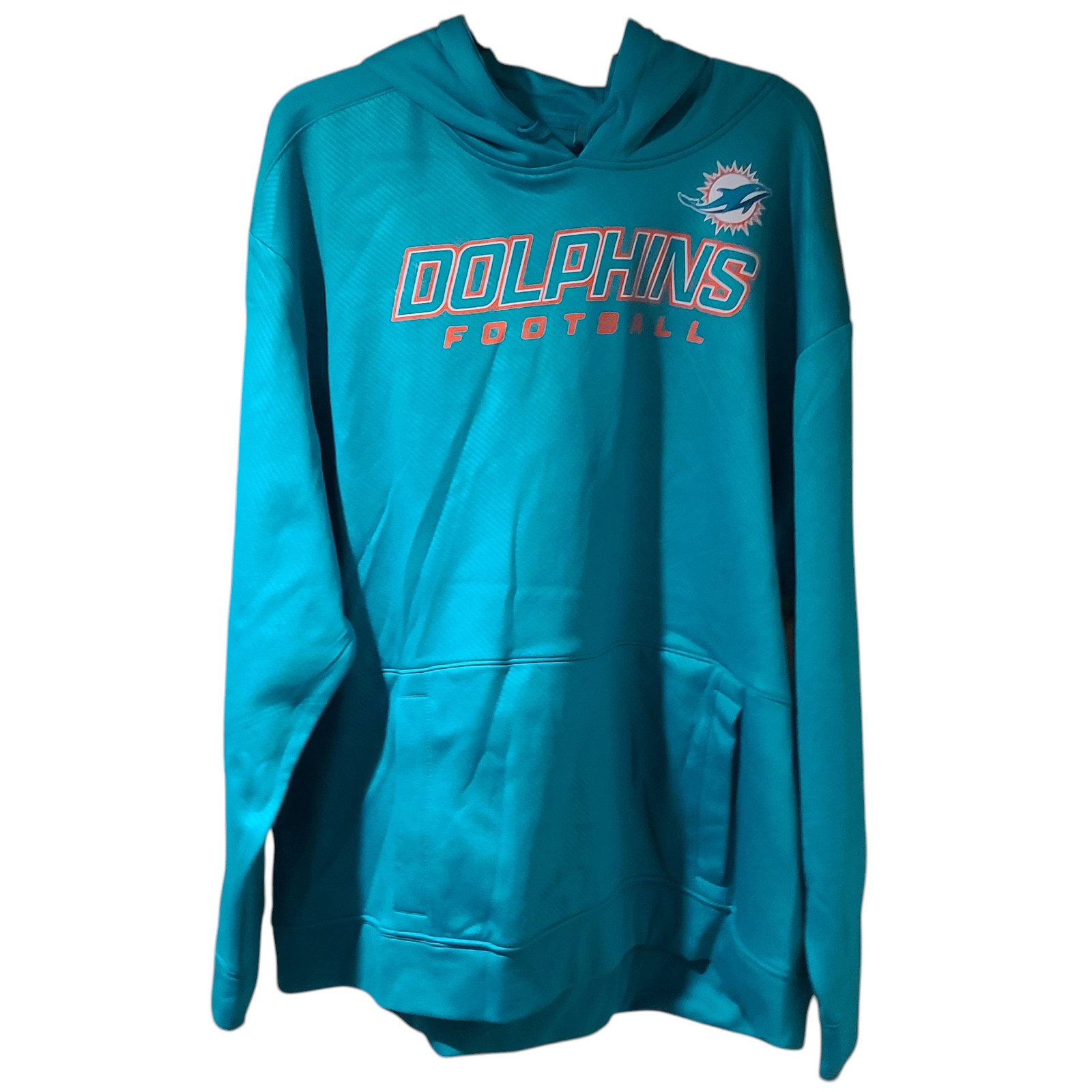 NFL Miami Dolphins Men\'s Pullover Hoodie - Aqua - 2XL NWT