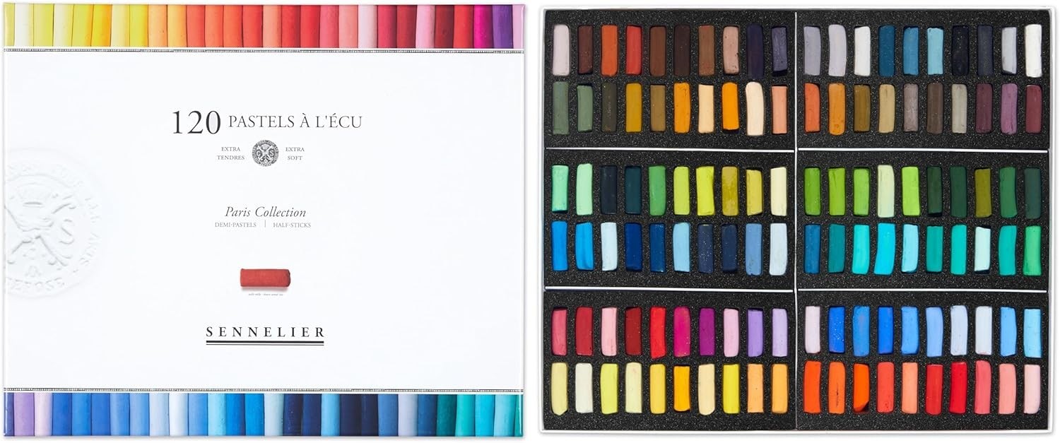 Sennelier Soft Pastels Half Stick Set 120/Pkg-Paris, Paris