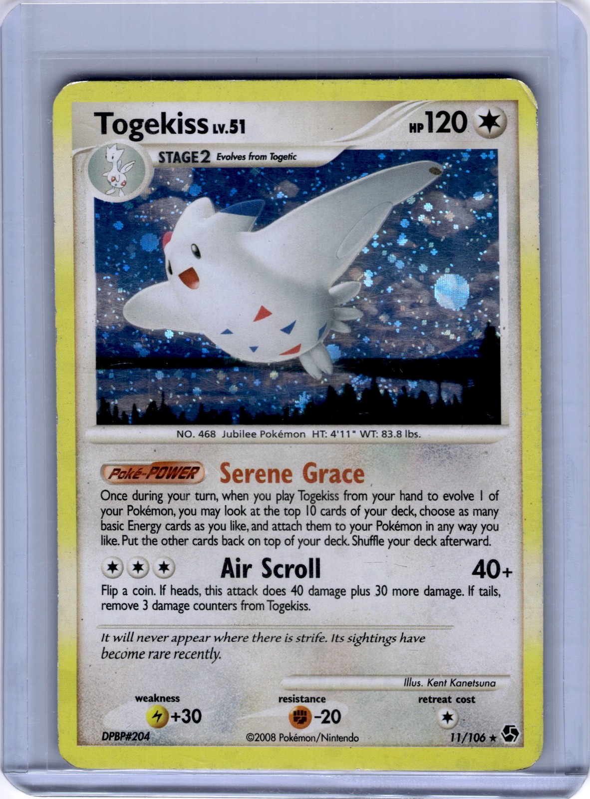2008 Pokémon Great Encounters Togekiss #11/106