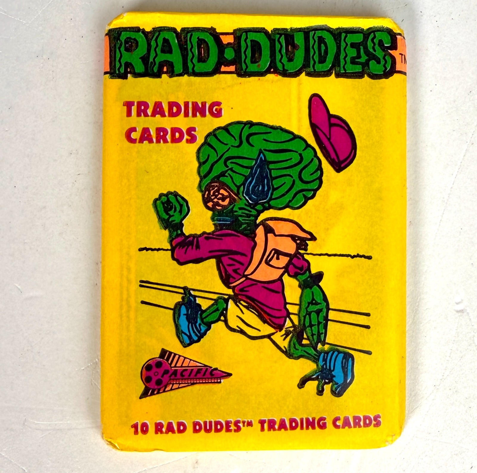 1990 Rad Dudes Trading Cards Sealed Pack Pacific Vintage Collectible Unopened