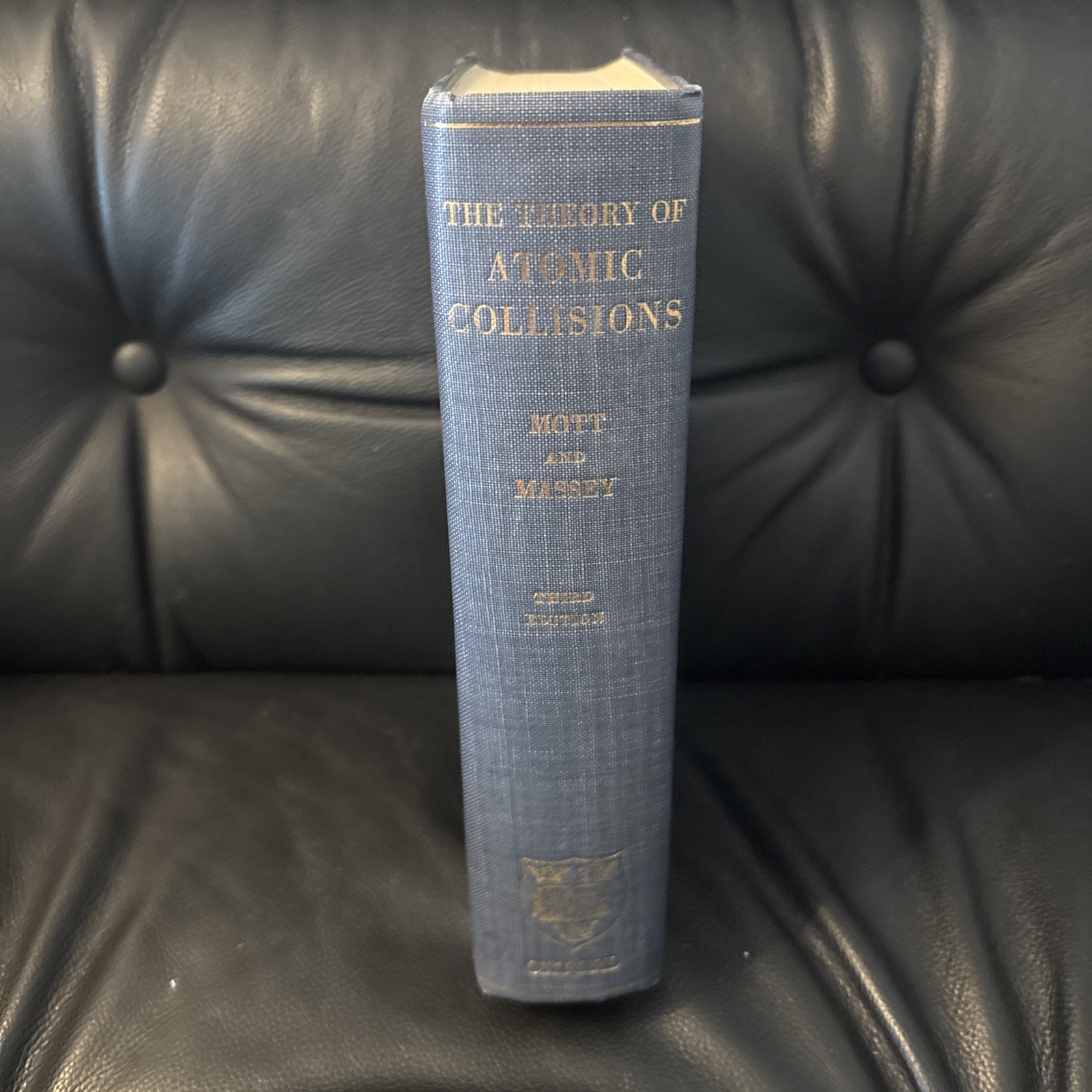 Vintage 1965 Theory of Atomic Collisions 3rd by Mott & Massey Vintage 1965 Theory of Atomic Collisions 3rd by Mott & Massey