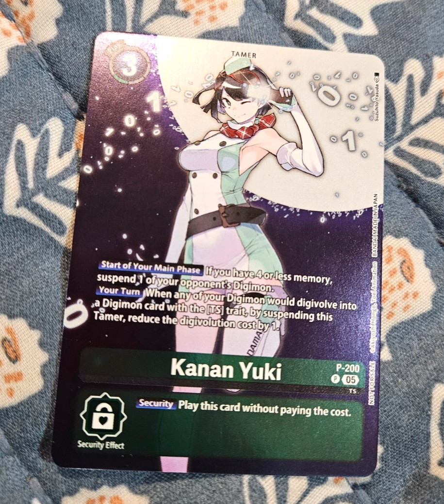 Kanan Yuki P-200 - Digimon Story: Time Stranger Promo Pack - Digimon Kanan Yuki P-200 - Digimon Story: Time Stranger Promo Pack - Digimon