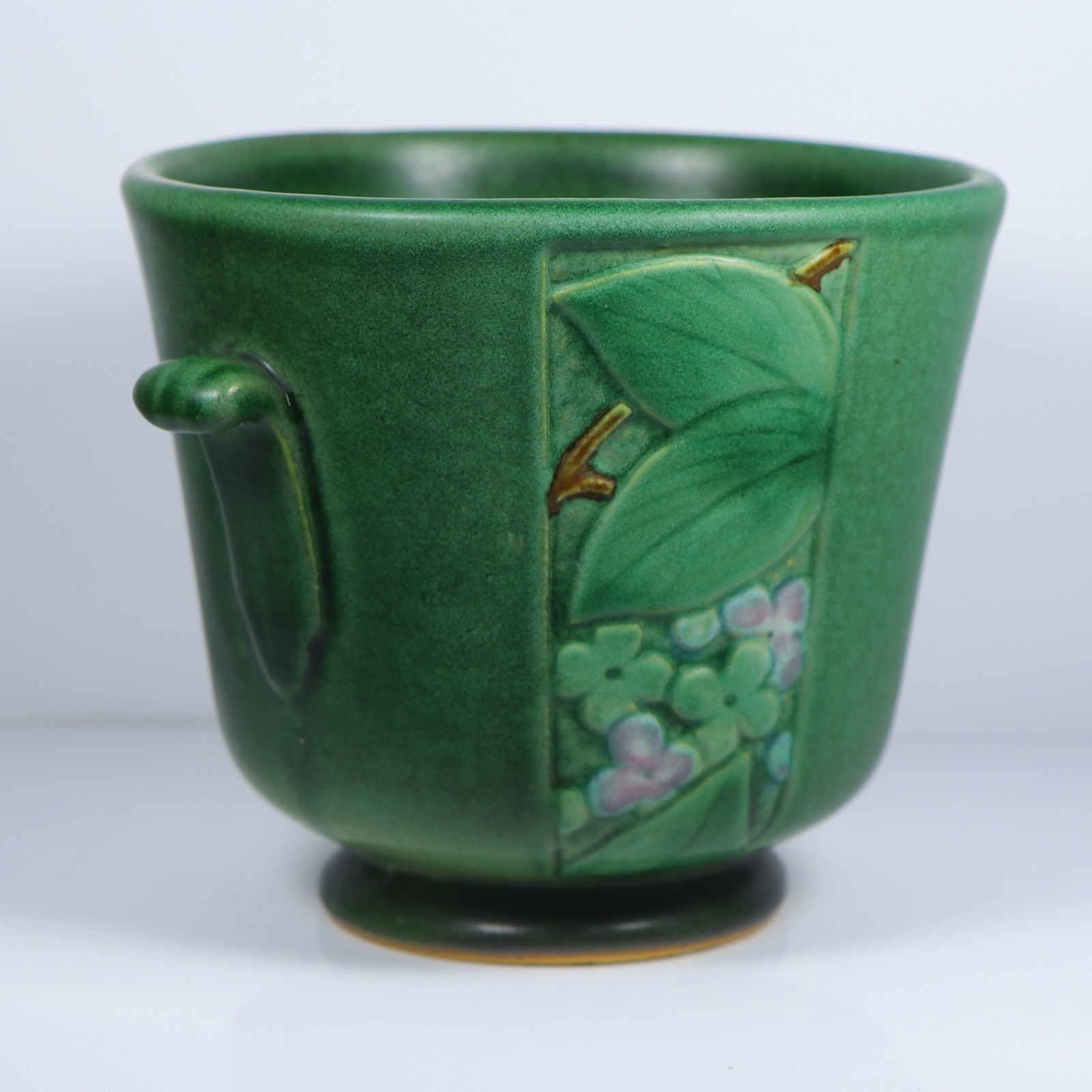 1920s Weller Pottery Art Deco Velva Green 4\