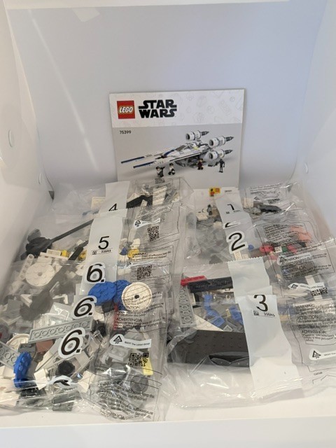 LEGO 75399 Star Wars: Rebel U-Wing Starfighter , sealed factory bags (NO BOX) LEGO 75399 Star Wars: Rebel U-Wing Starfighter , sealed factory bags (NO BOX)